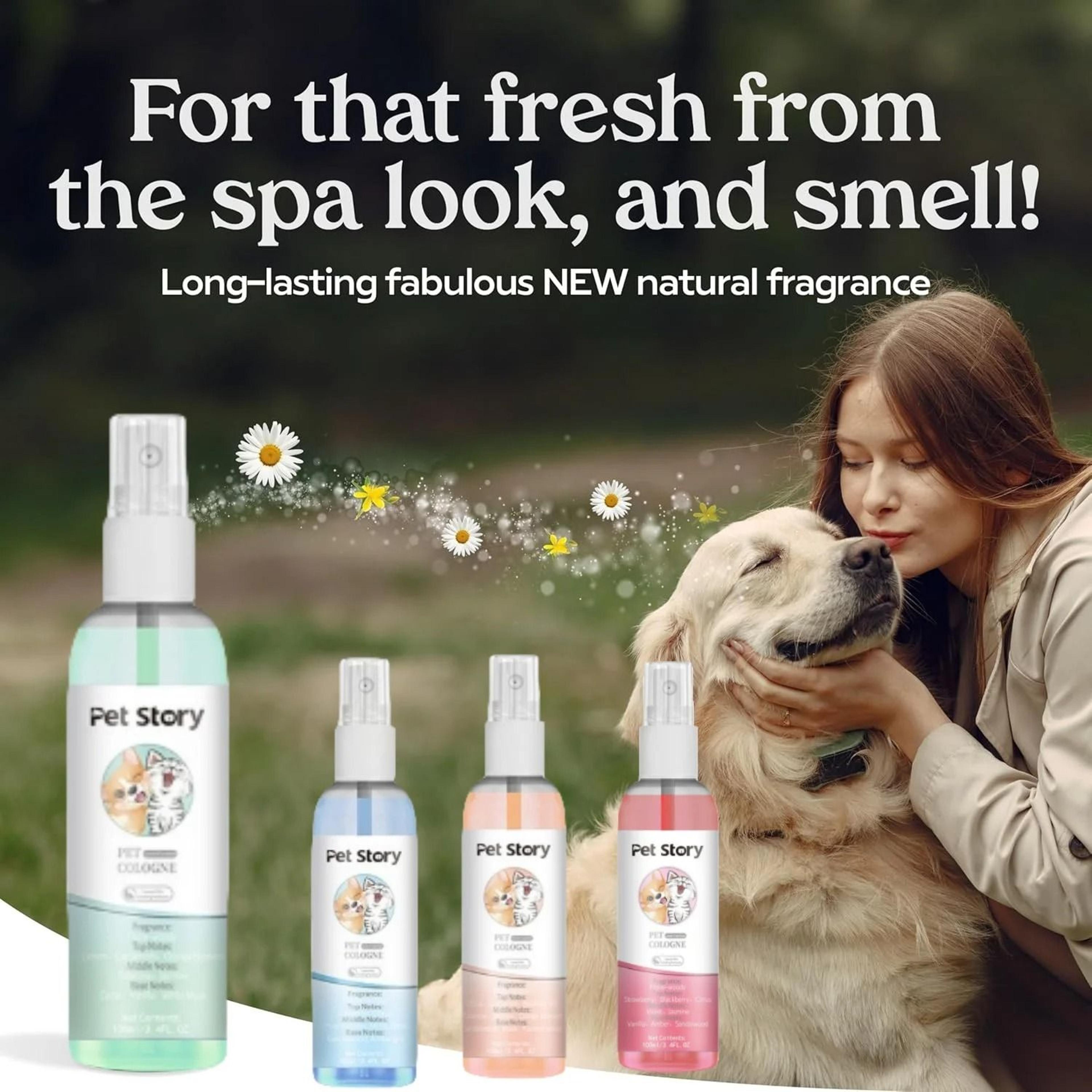 premium dog grooming spray & deodorizer long-lasting pet cologne for fresh coat care