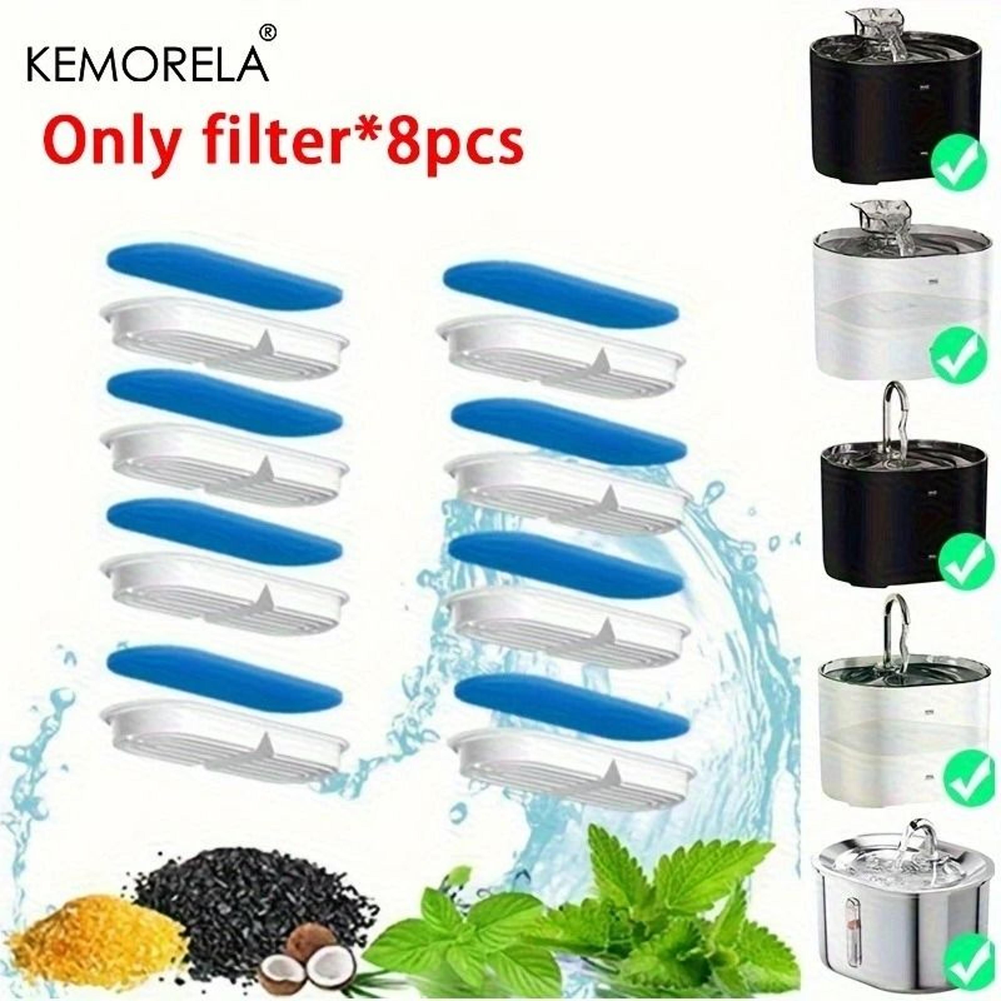 purehydrate activated carbon fountain filters – replacement water filters for cat water dispensers (8pcs/12pcs)