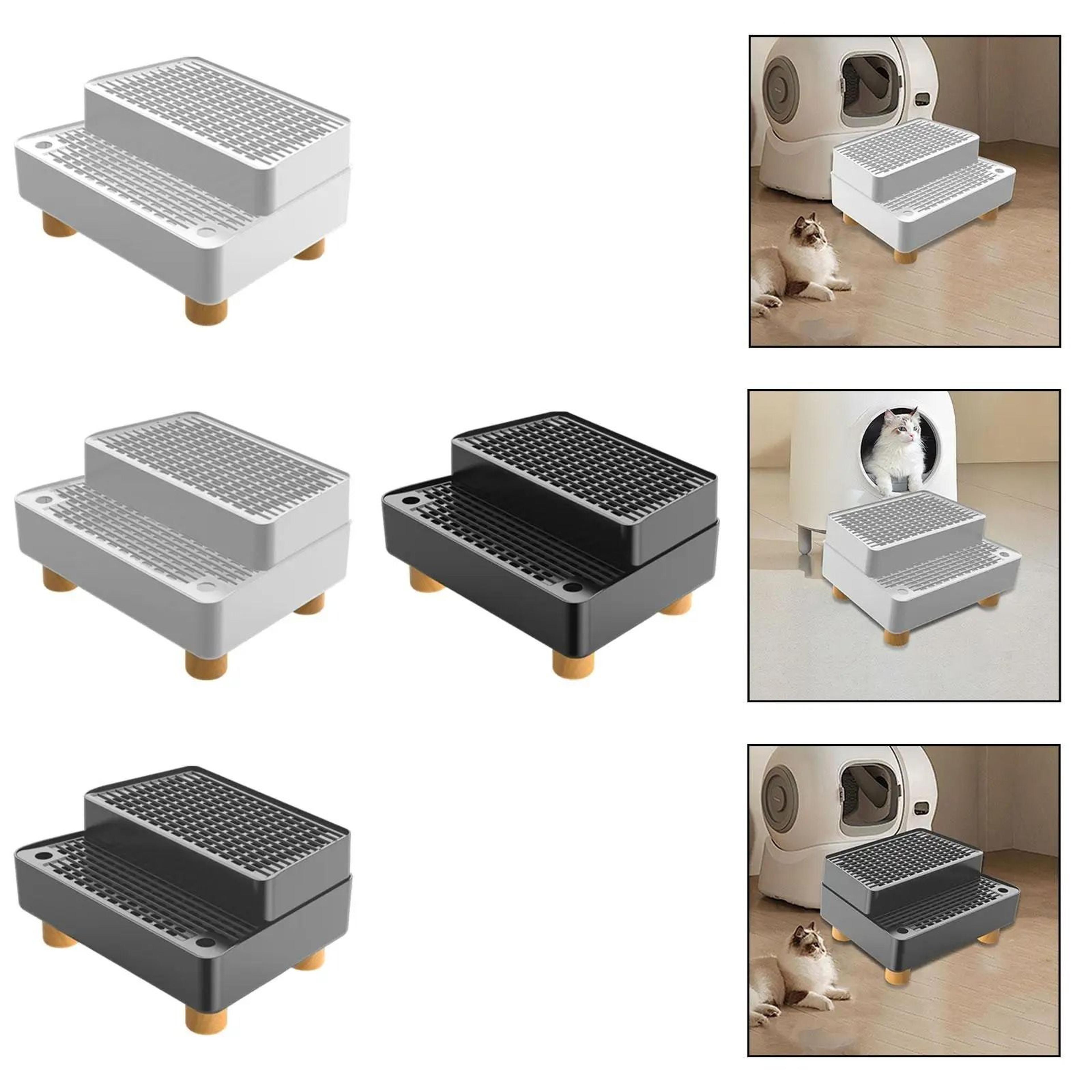 cleanstep double-layer cat litter mat & entry ramp