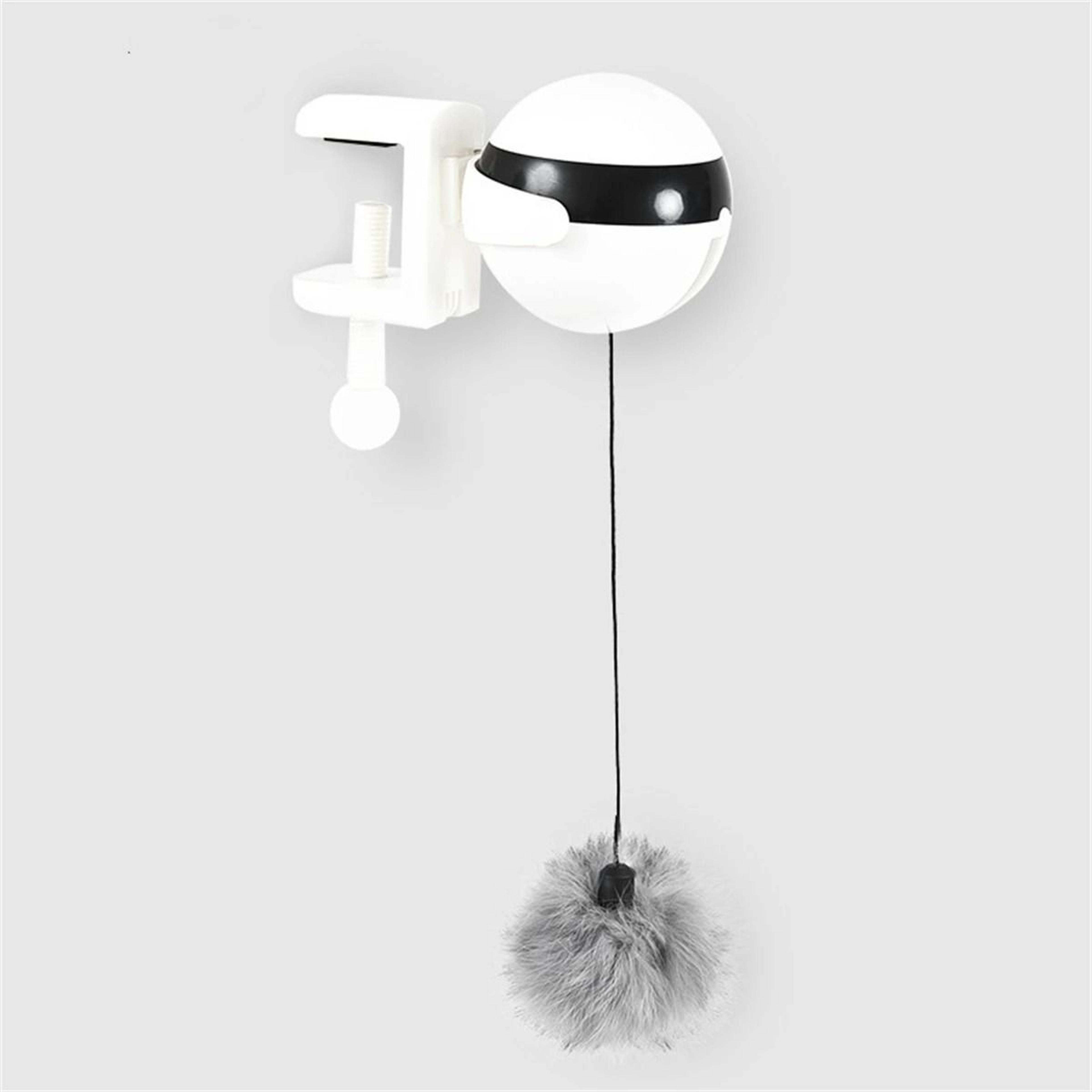 interactive electric lifting ball cat toy with automatic retractable motion