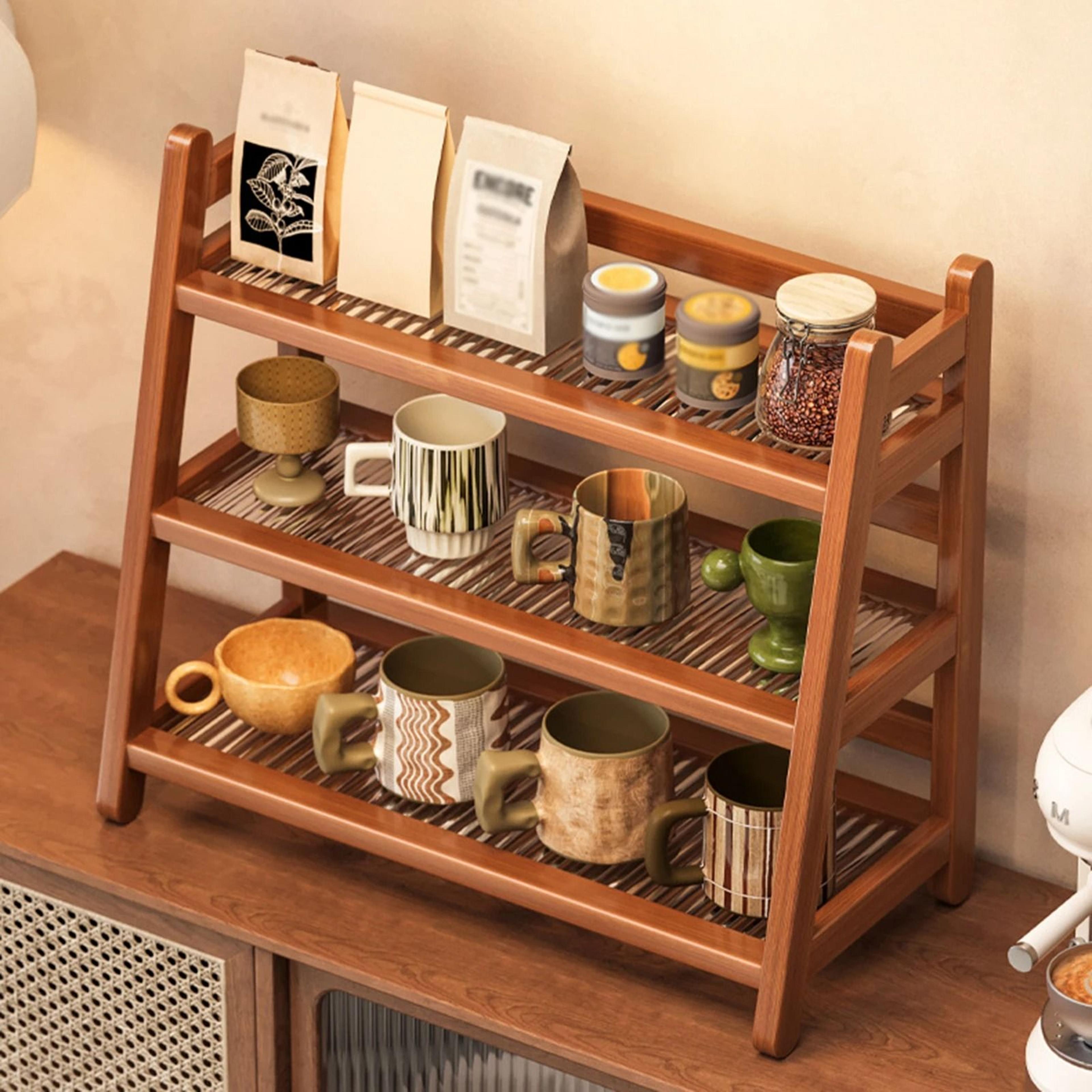 coffee bar syrup bottle holder stand