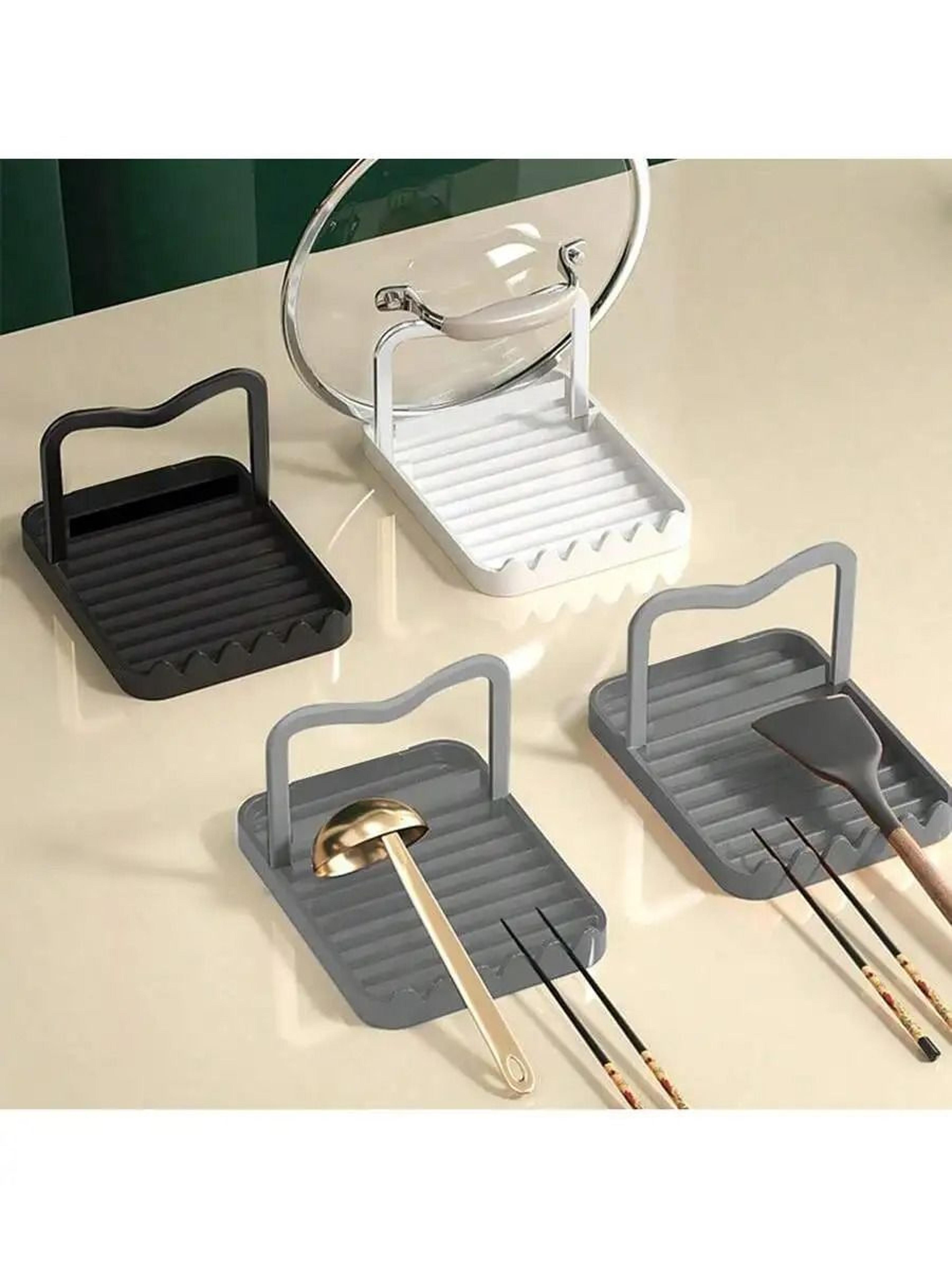 multifunctional cooking utensil holder and anti spill kitchen rack