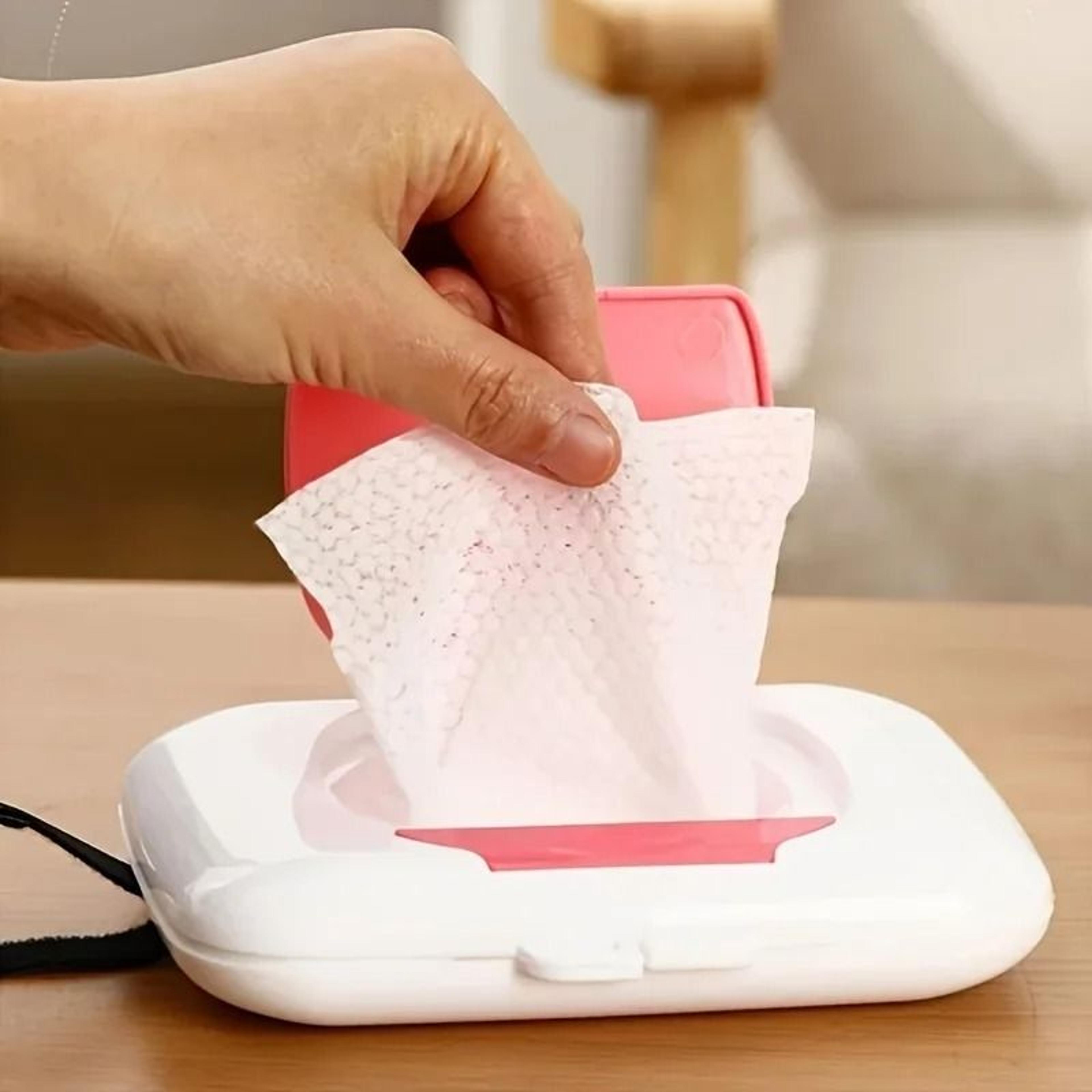 refillable baby wipe dispenser case for home and travel