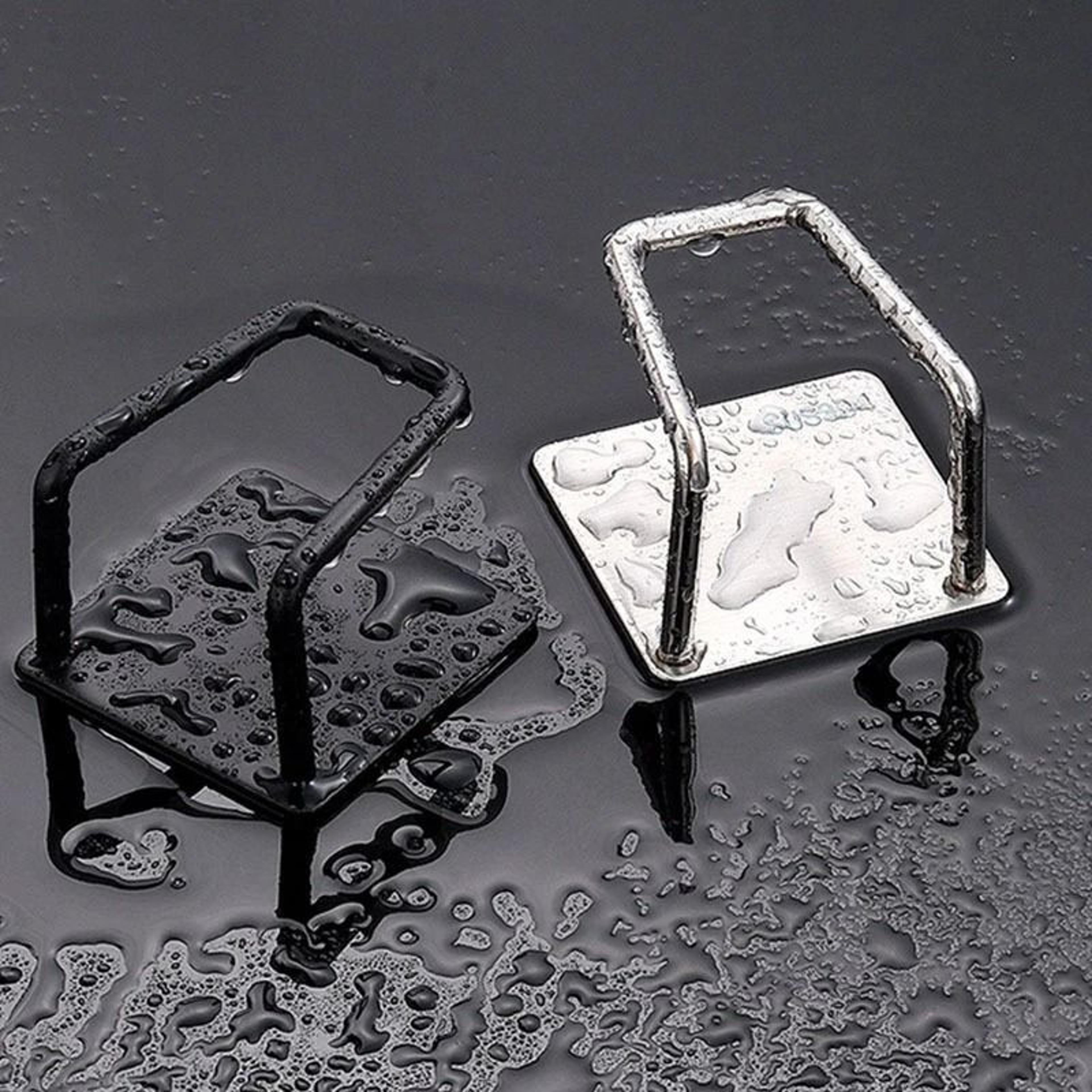 304 stainless steel wall mount sponge holder for kitchen sink organization