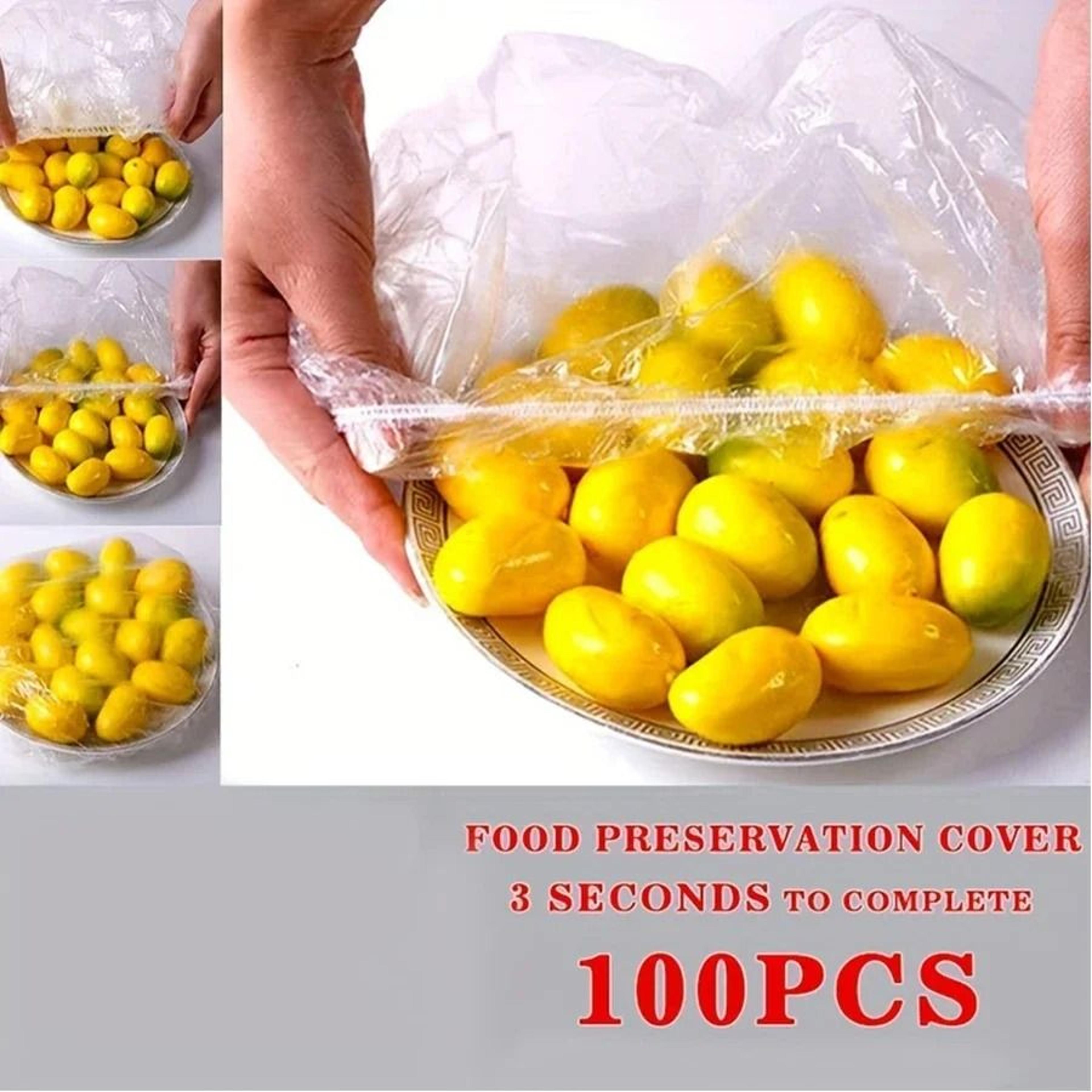 reusable elastic food covers for bowls & plates fresh keeping kitchen storage wrap set