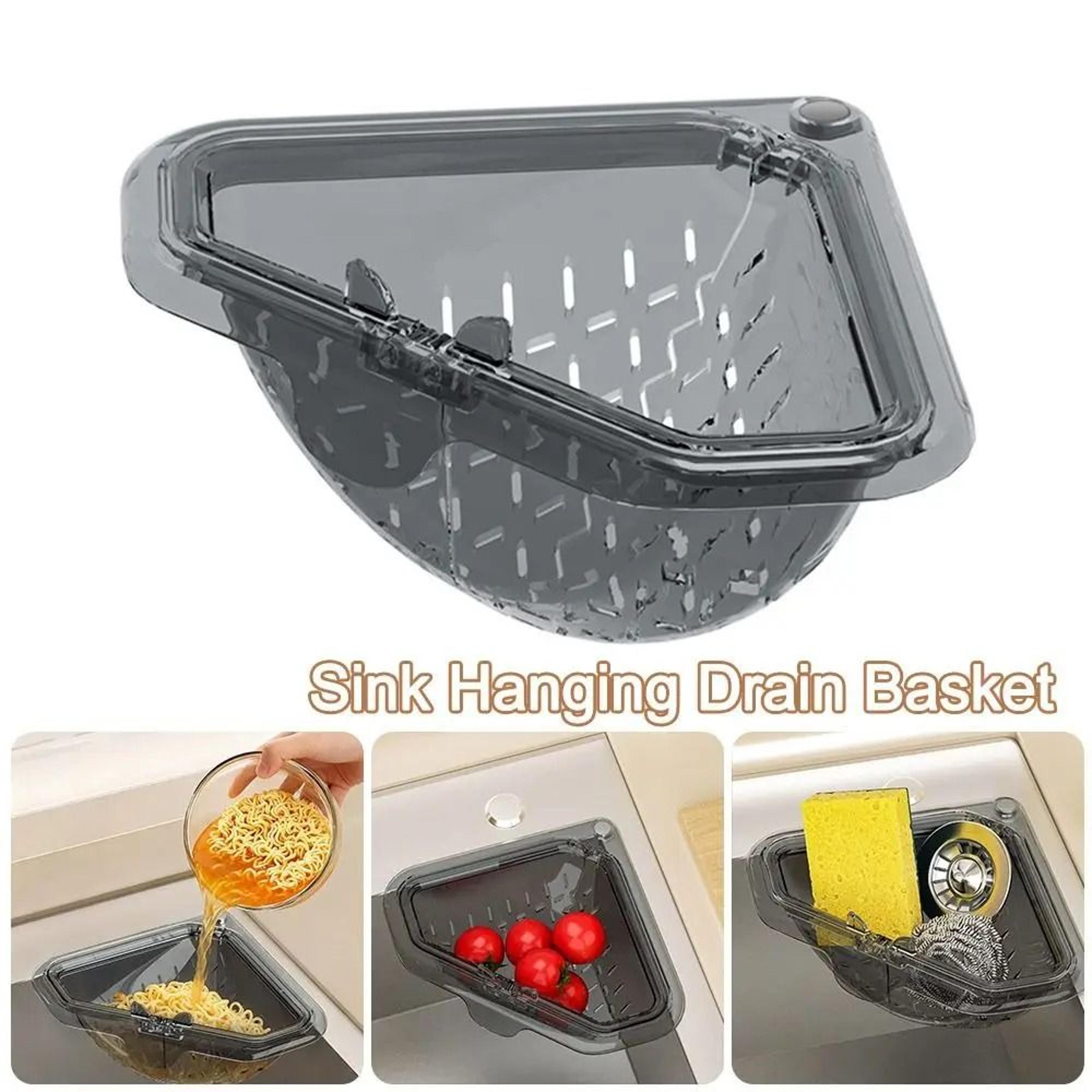 magnetic anti-clog kitchen sink drain basket filter with detachable bottom cover
