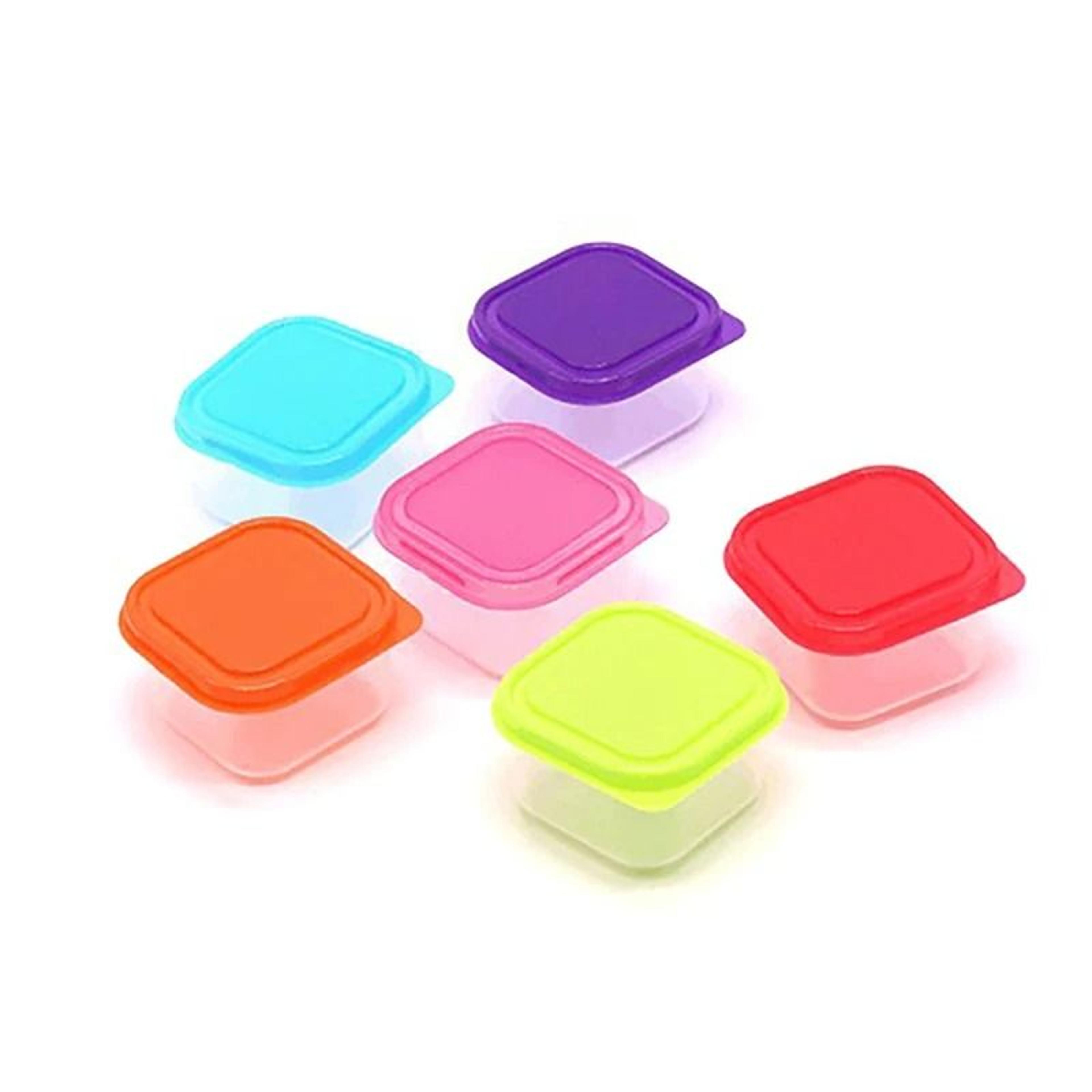 mini food storage container with leakproof lid, airtight storage box for snacks, spices and meal prep