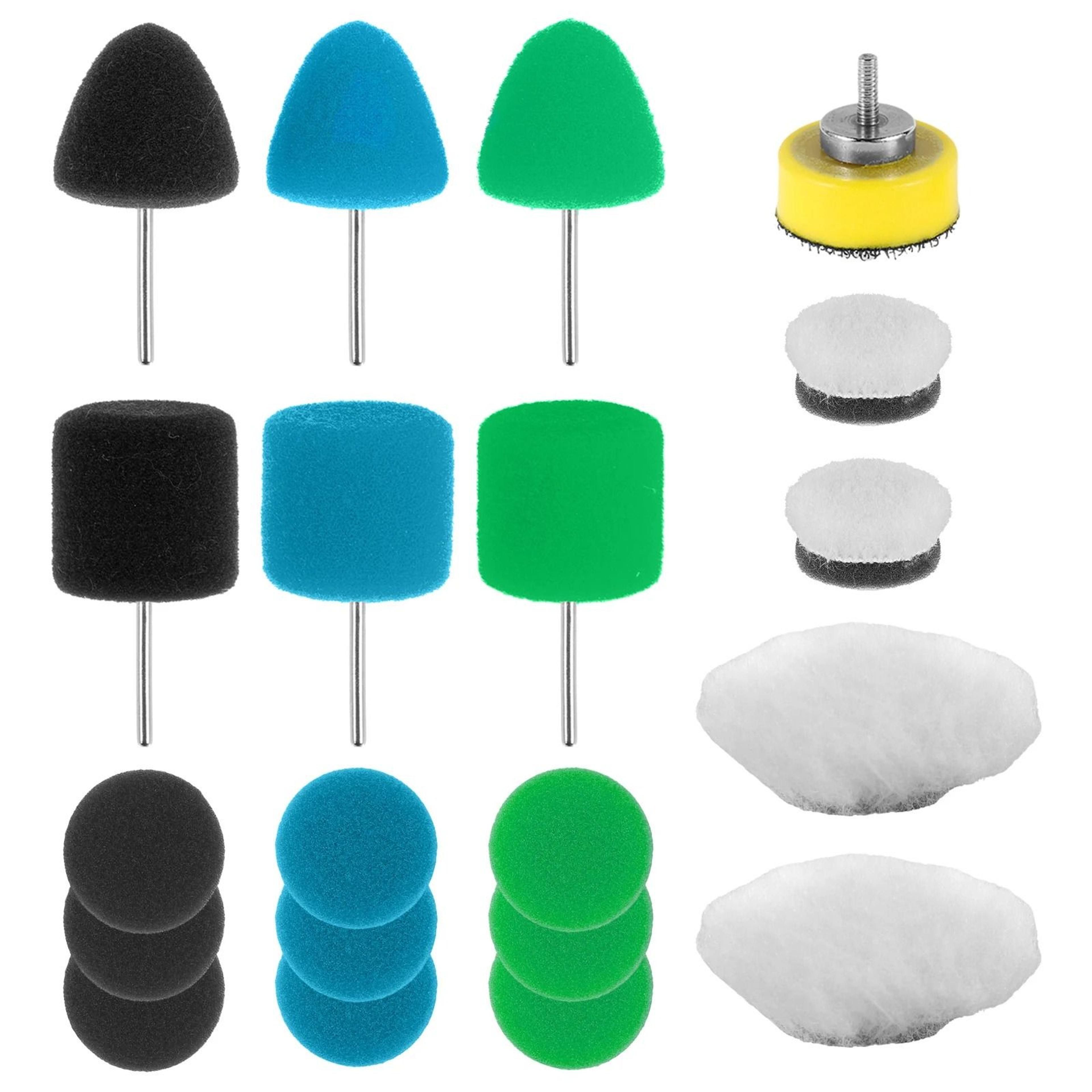 25mm mini drill polishing pad kit with backing plate for car detailing