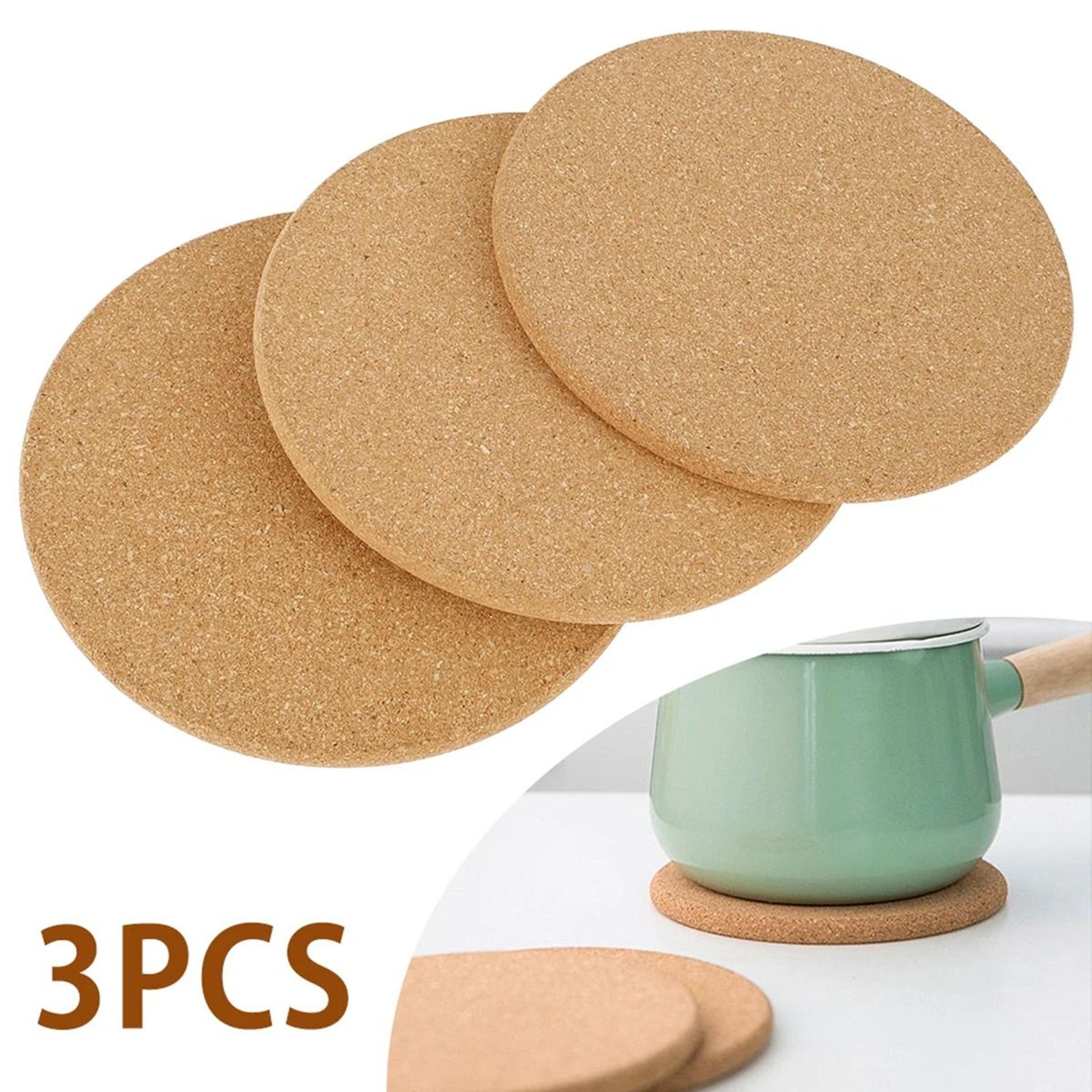 round cork heat resistant pot mat