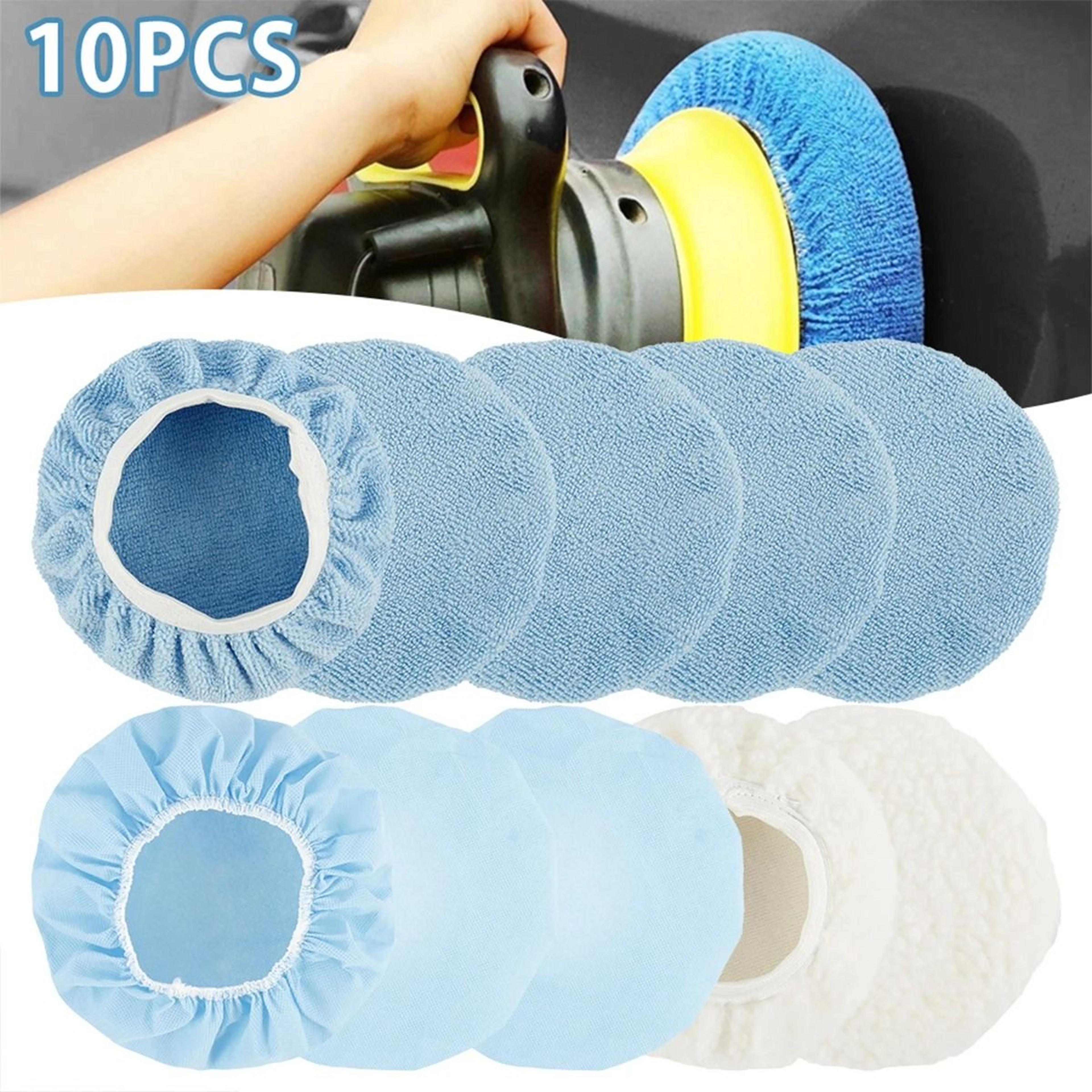 microfiber car polishing bonnet pads