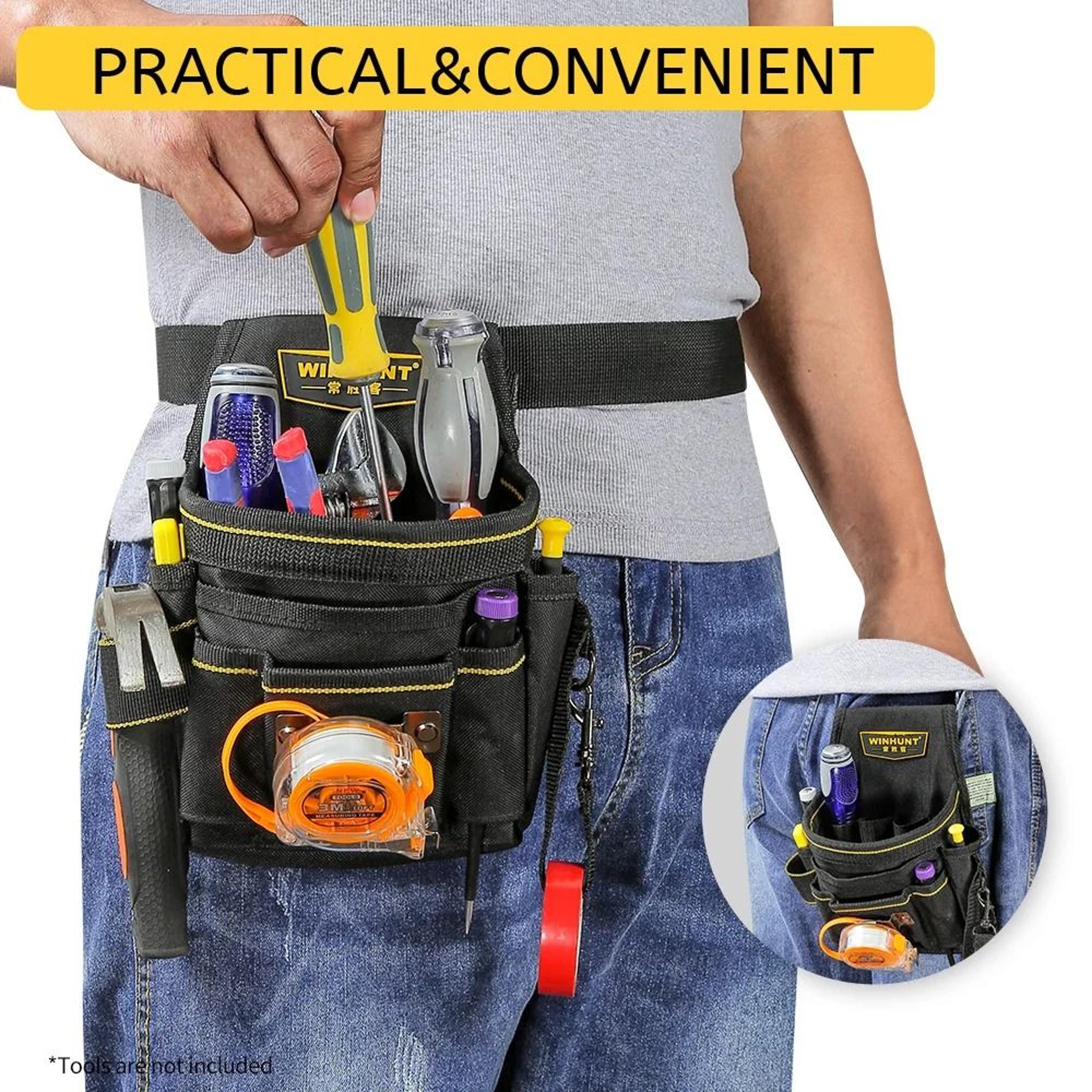 heavy duty electrician tool waist pouch utility belt organizer