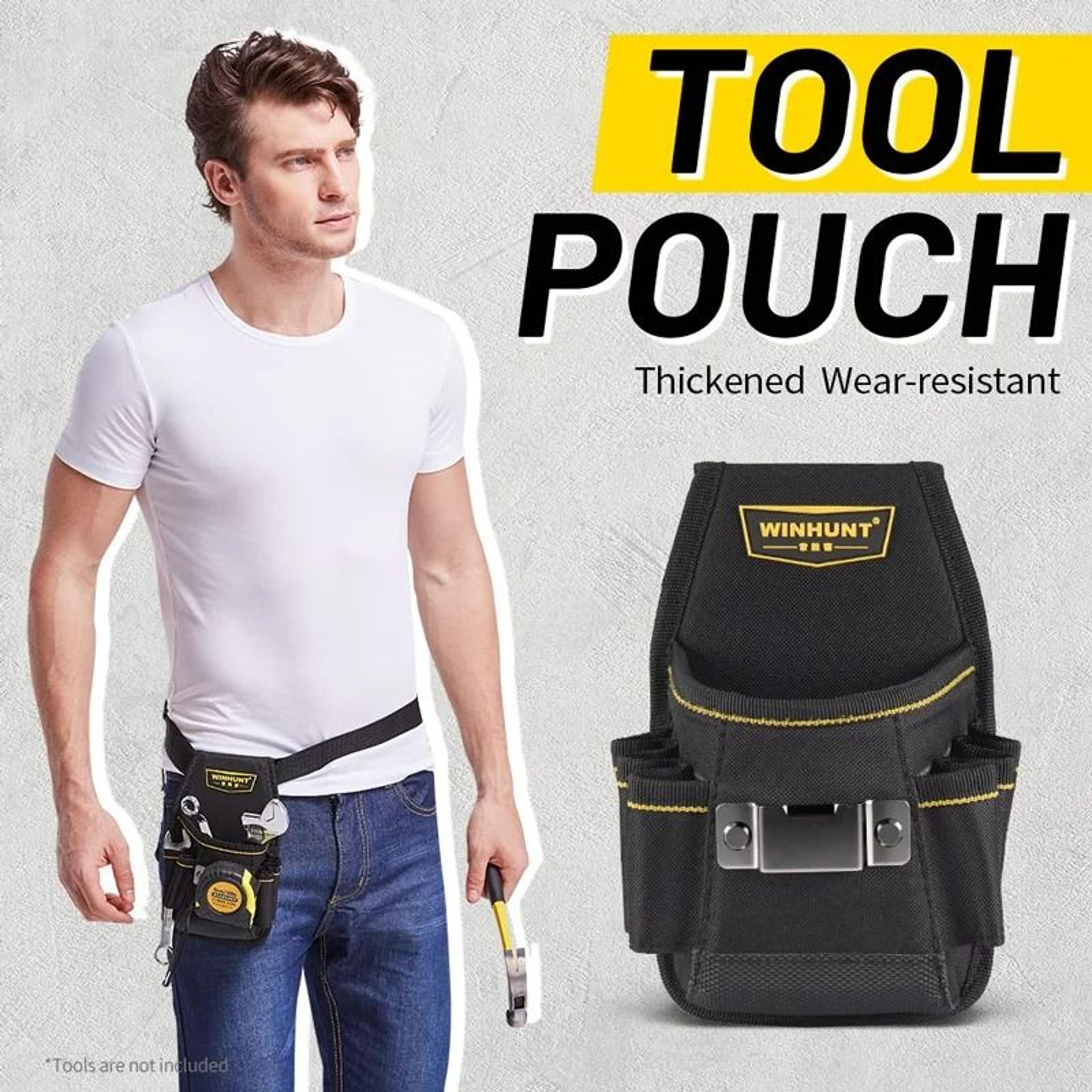 belt clip tool pouch set for electricians and carpenters