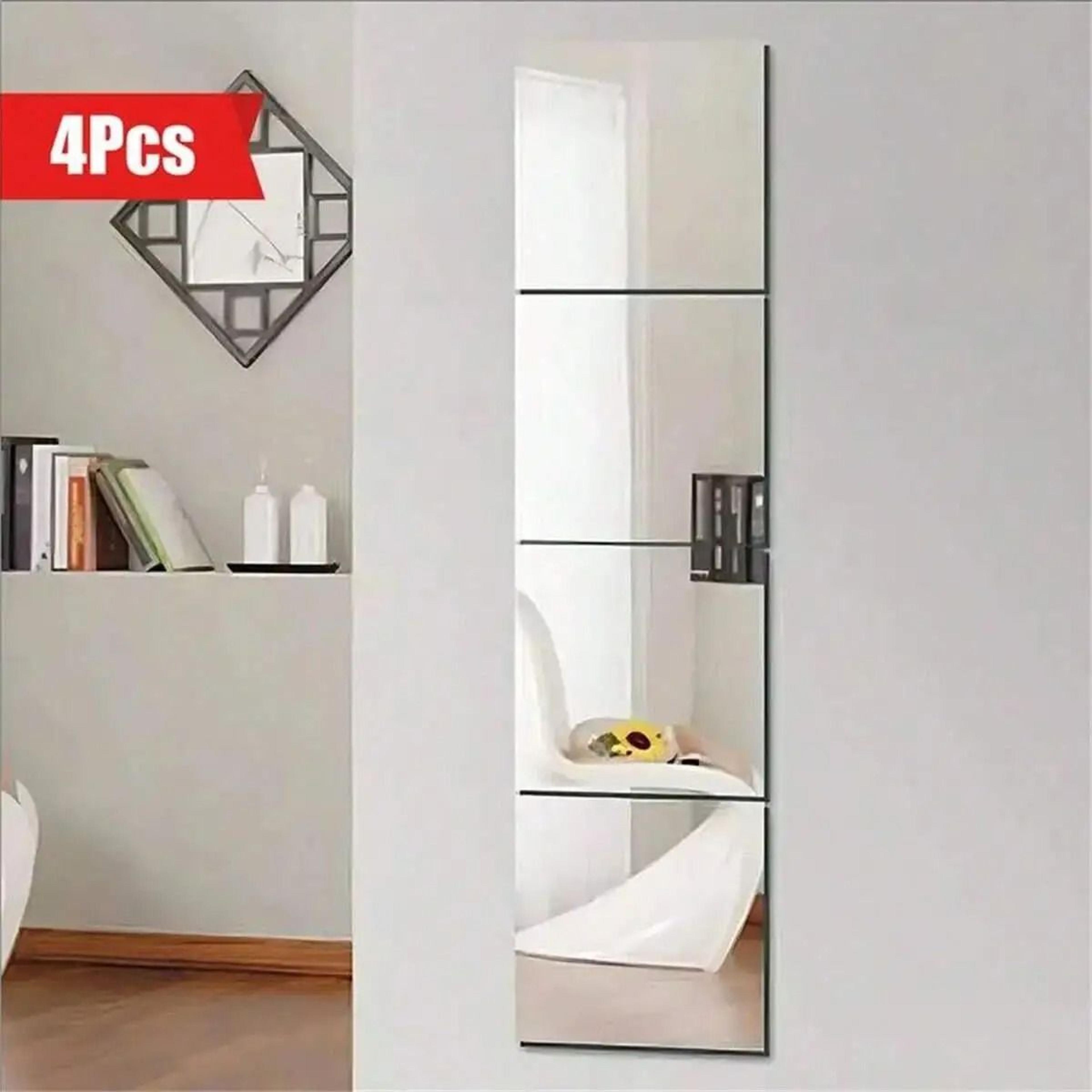 acrylic mirror wall tiles self adhesive decorative panels