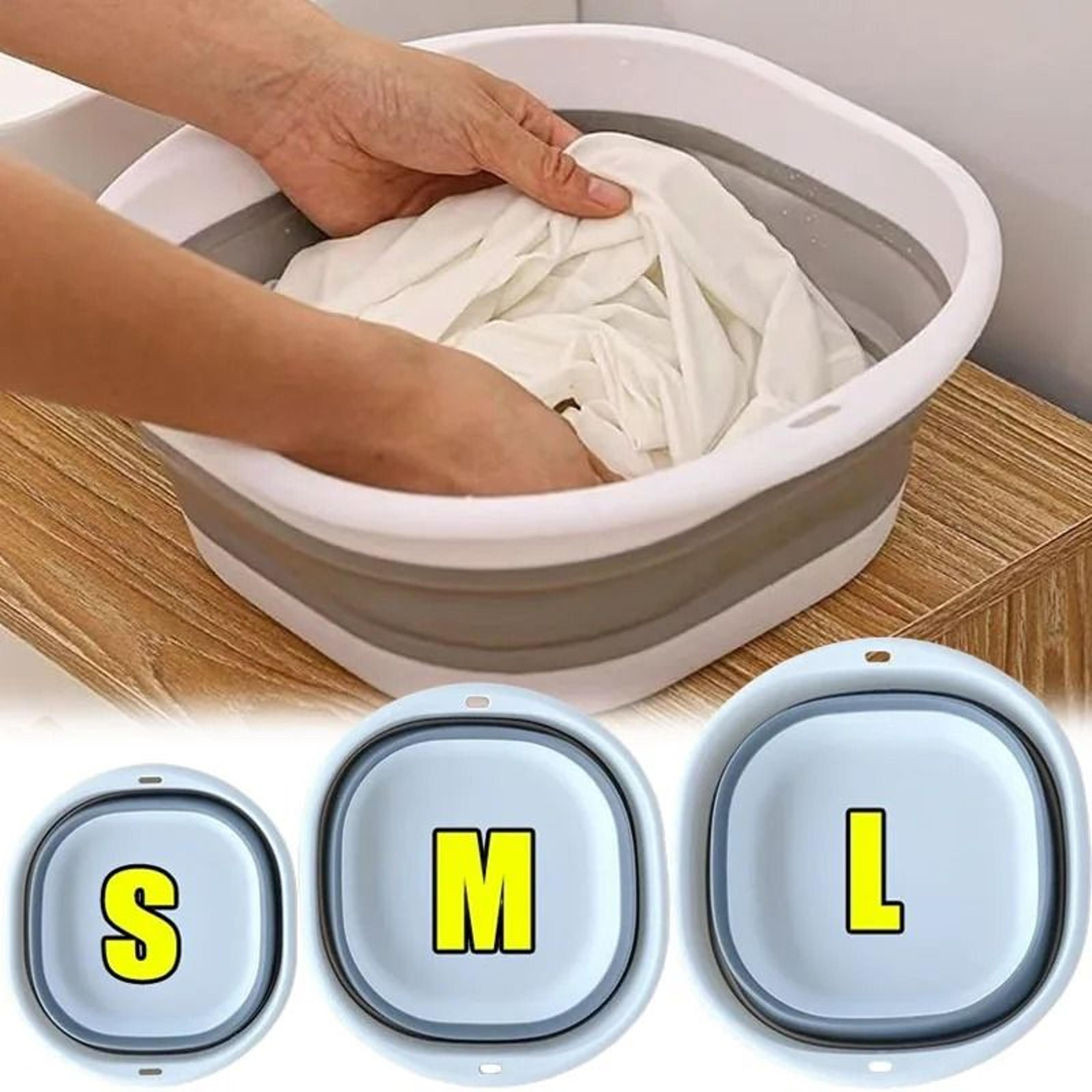 portable folding foot bath basin