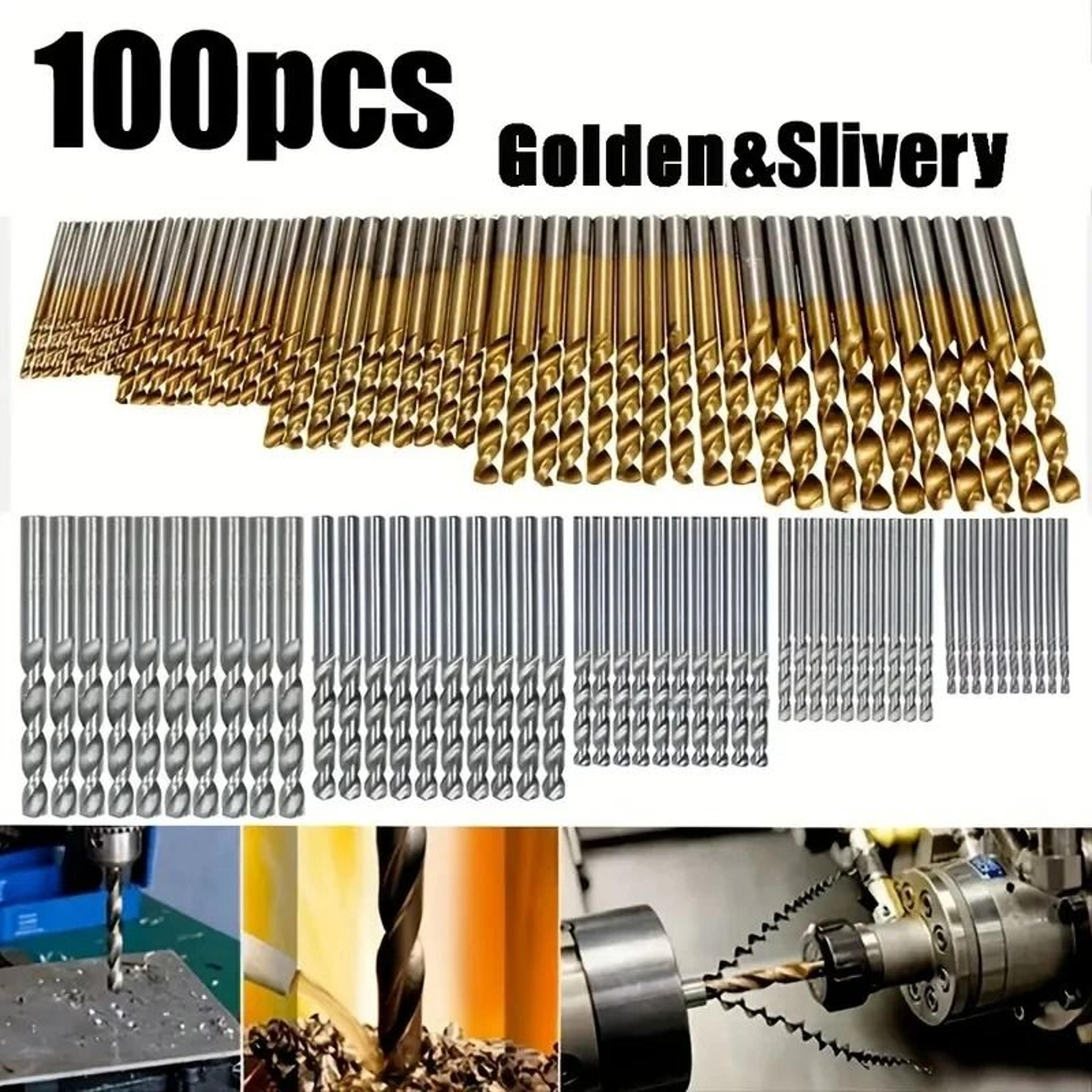 titanium coated drill bit set