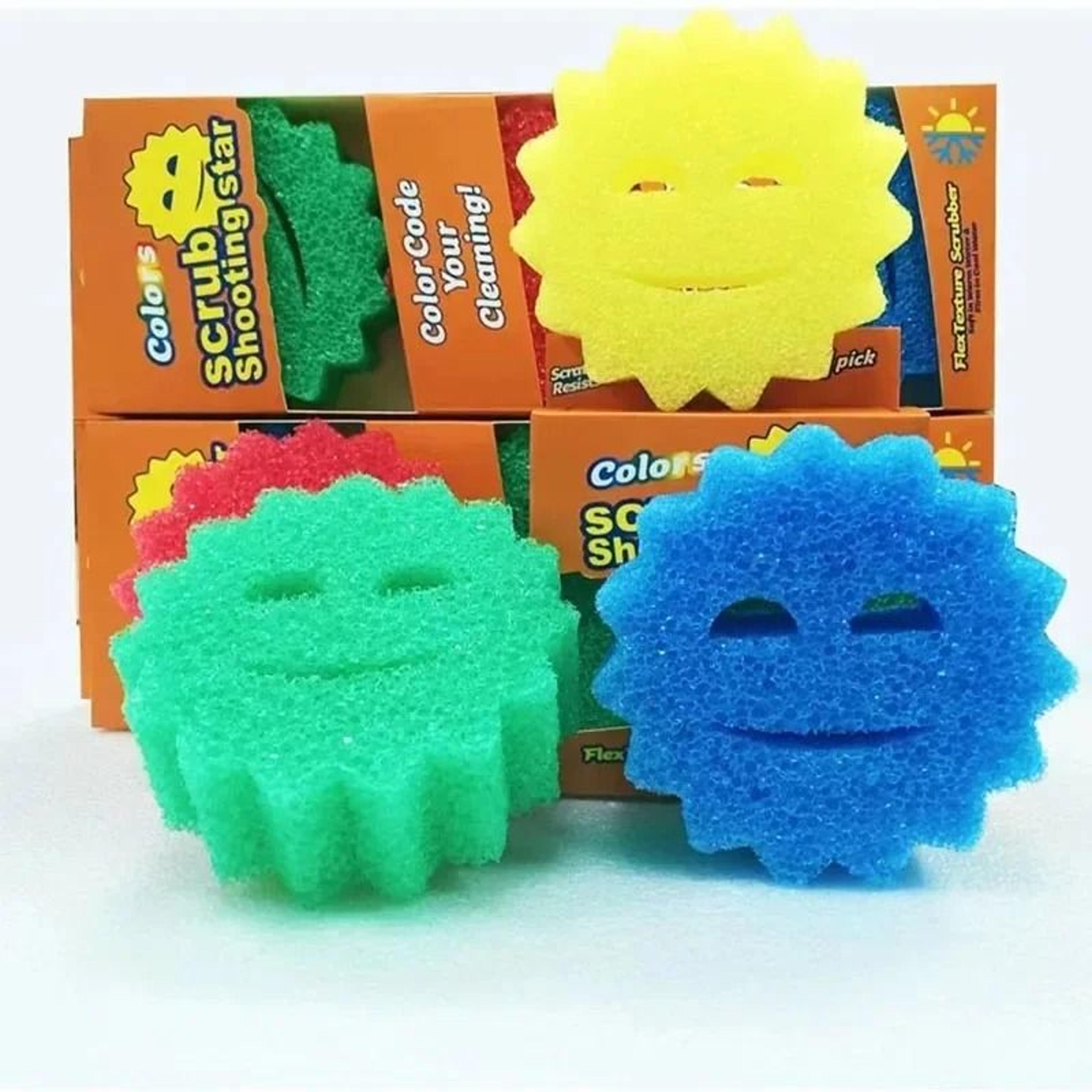 heavy duty kitchen dishwashing scouring sponge cleaning pads