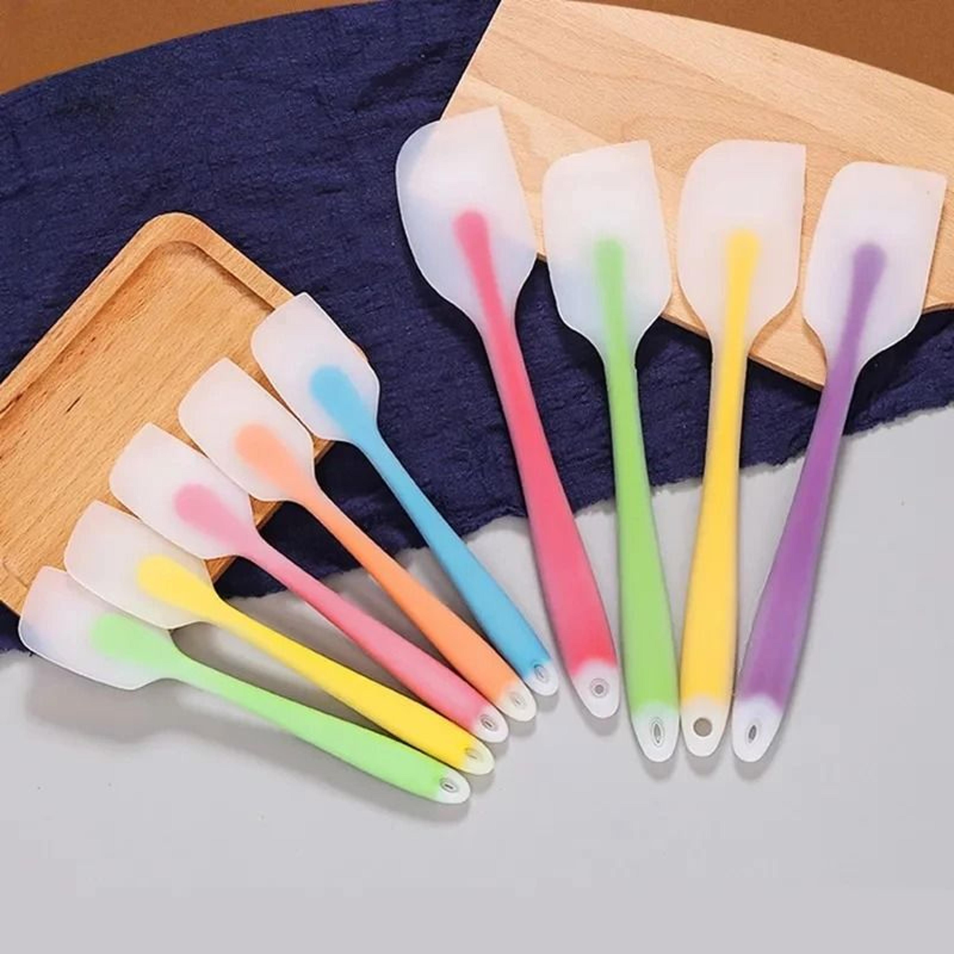 silicone cake cream scraper for baking pastry and dough