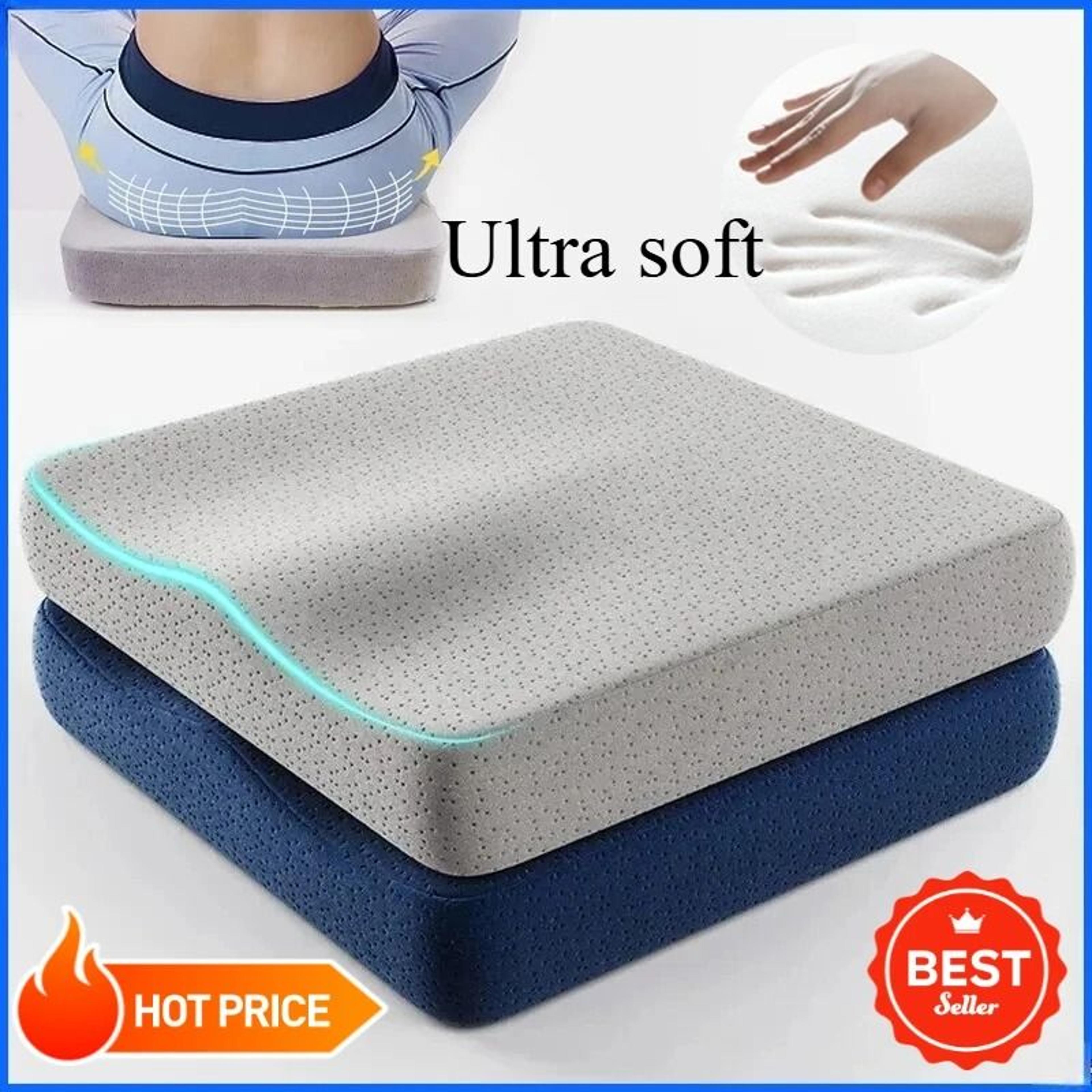 ergonomic memory foam seat cushion for office chair car and tailbone support