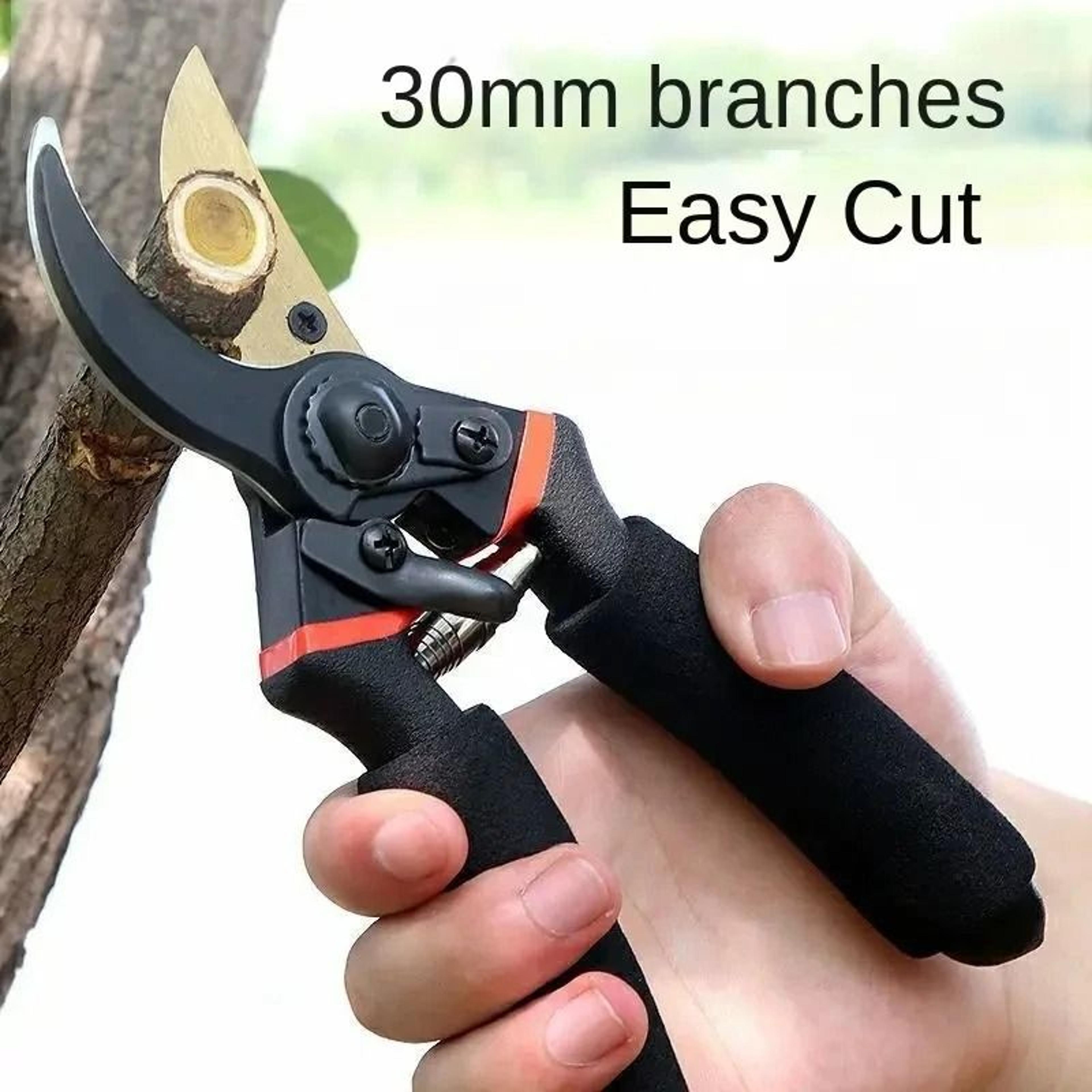 professional garden pruning shears for fruit branches and thick stems