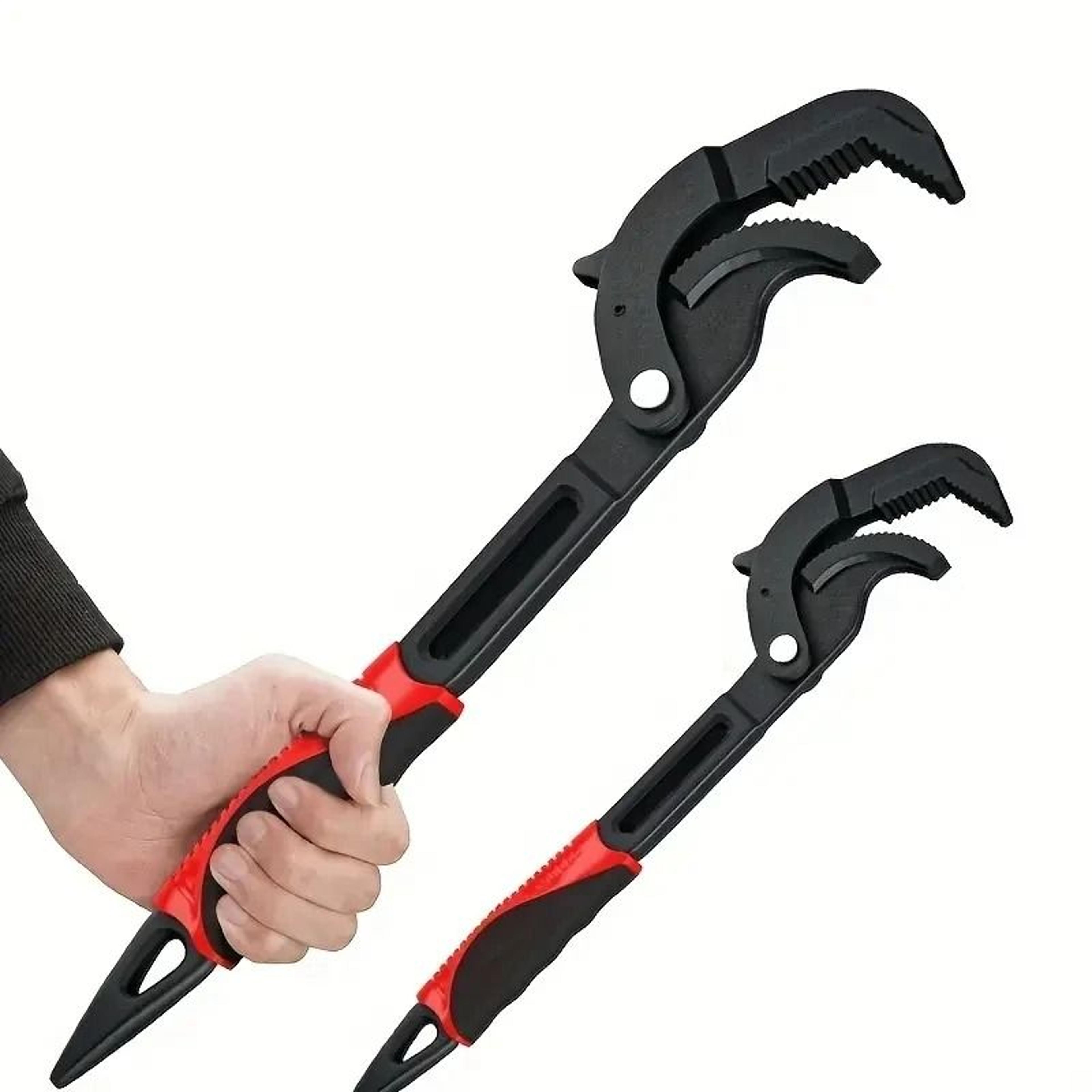 self adjusting pipe wrench quick grip universal repair tool