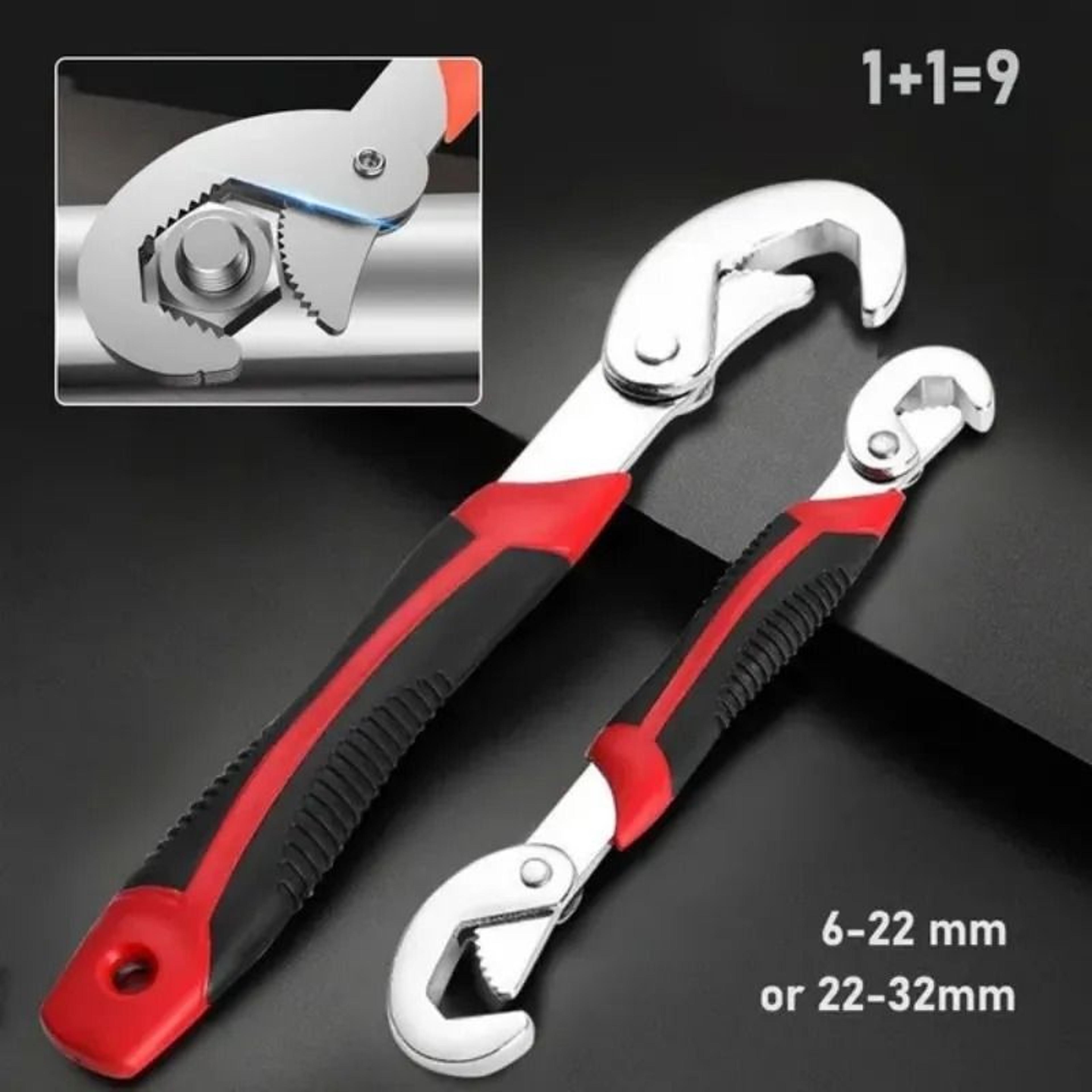 universal adjustable pipe wrench set large opening double end multifunction hand tool