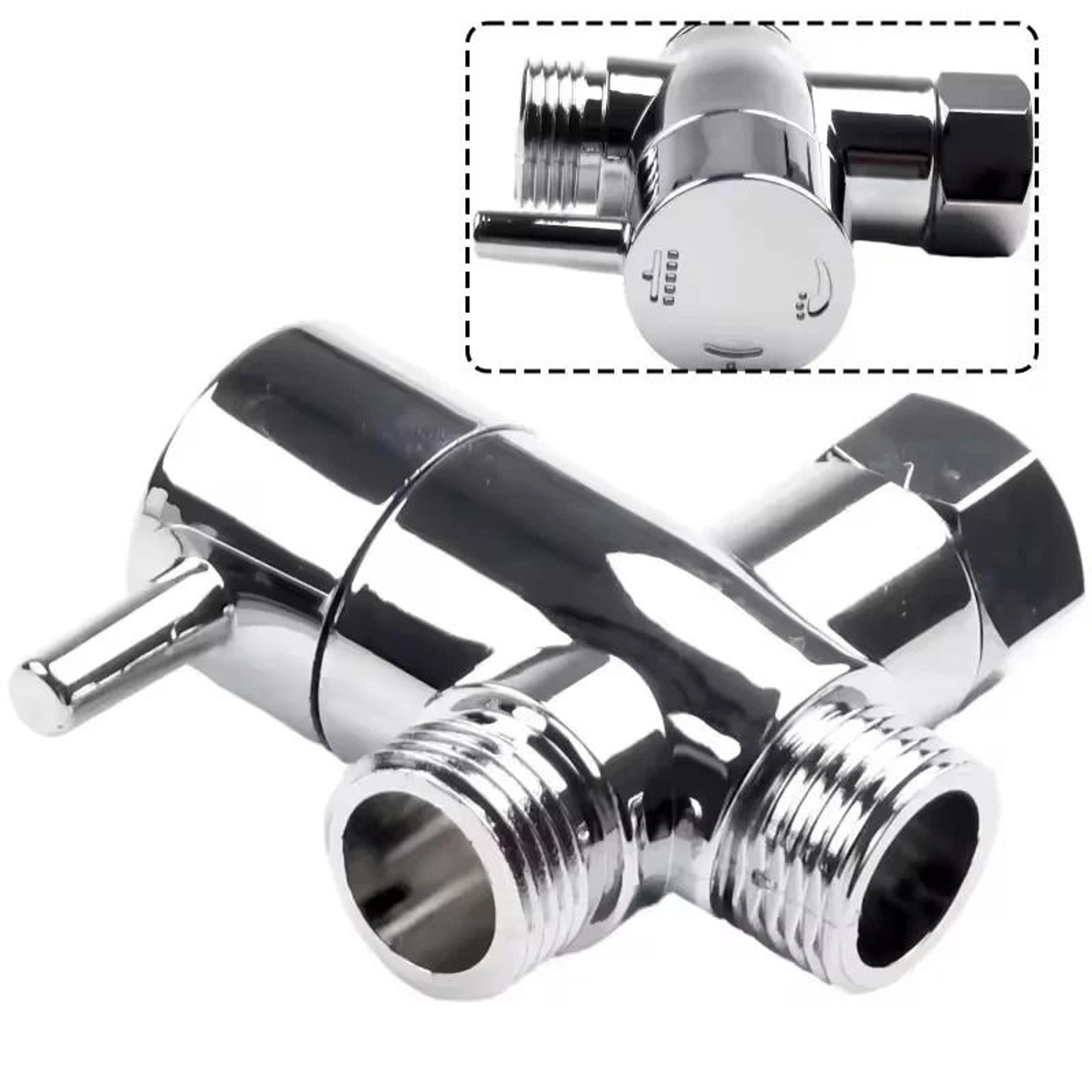 3 way shower head diverter valve g1 2 bathroom switch adapter connector