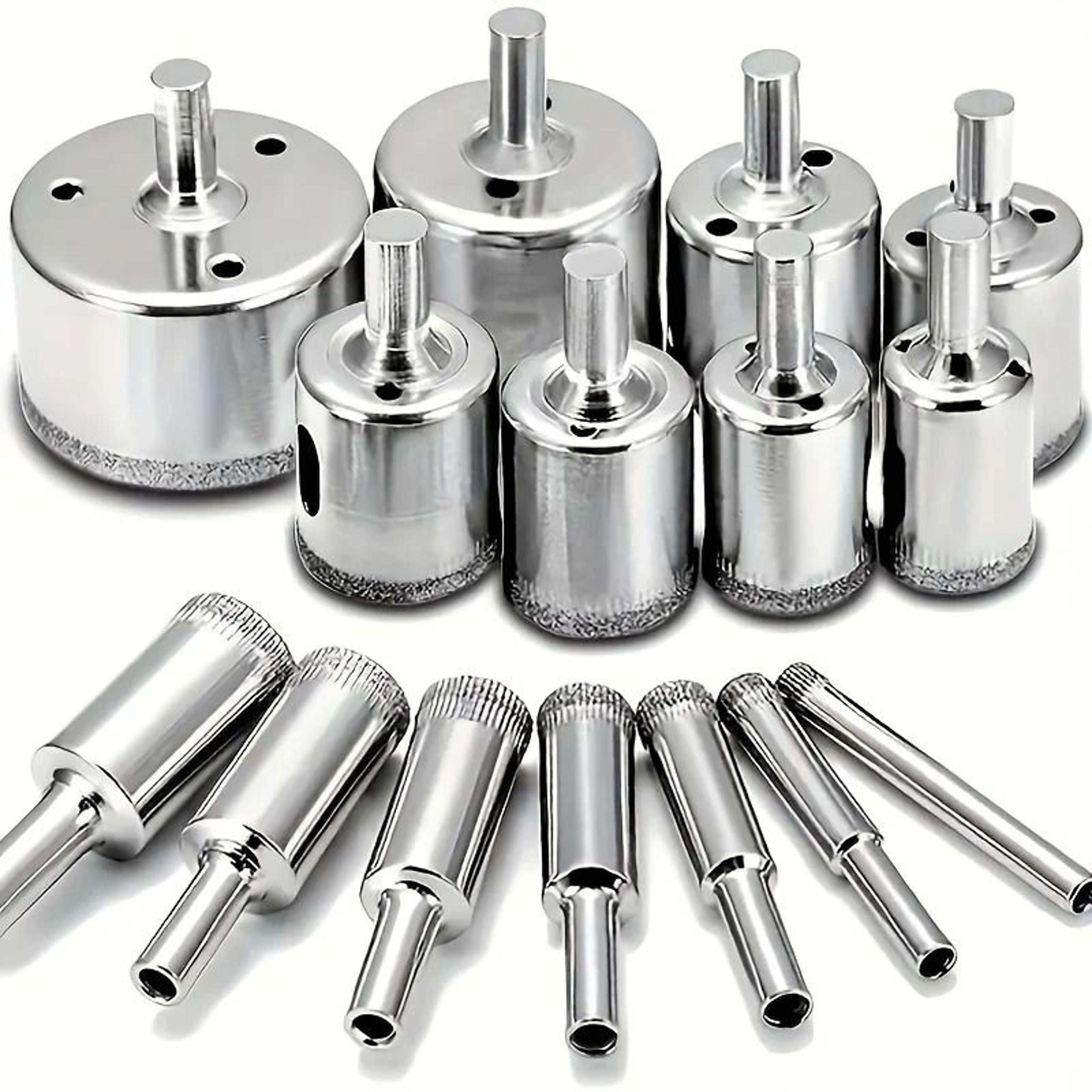 diamond coated tile drill bit set hole saw kit for glass marble and ceramic