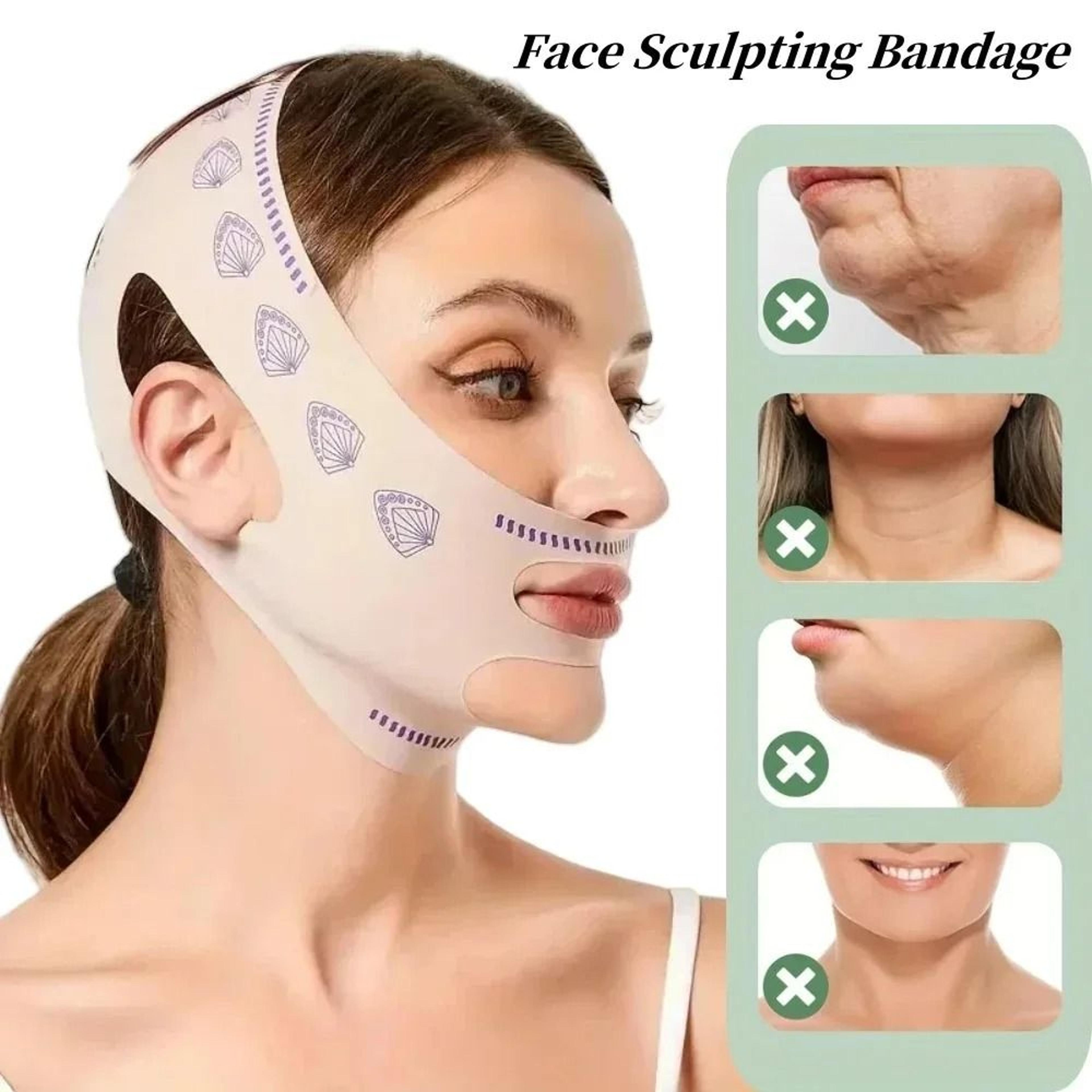 adjustable v face lift mask reusable chin shaping bandage