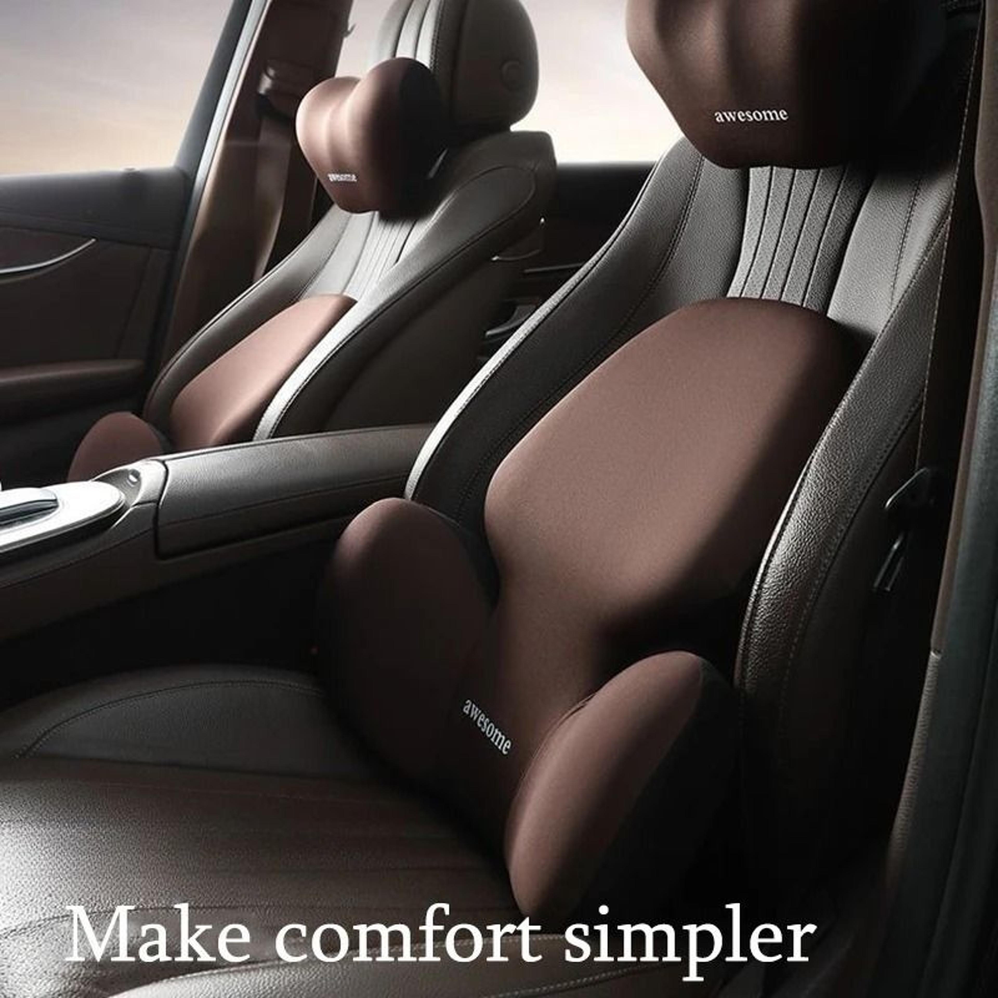 car lumbar support pillow for office chair and vehicle seat