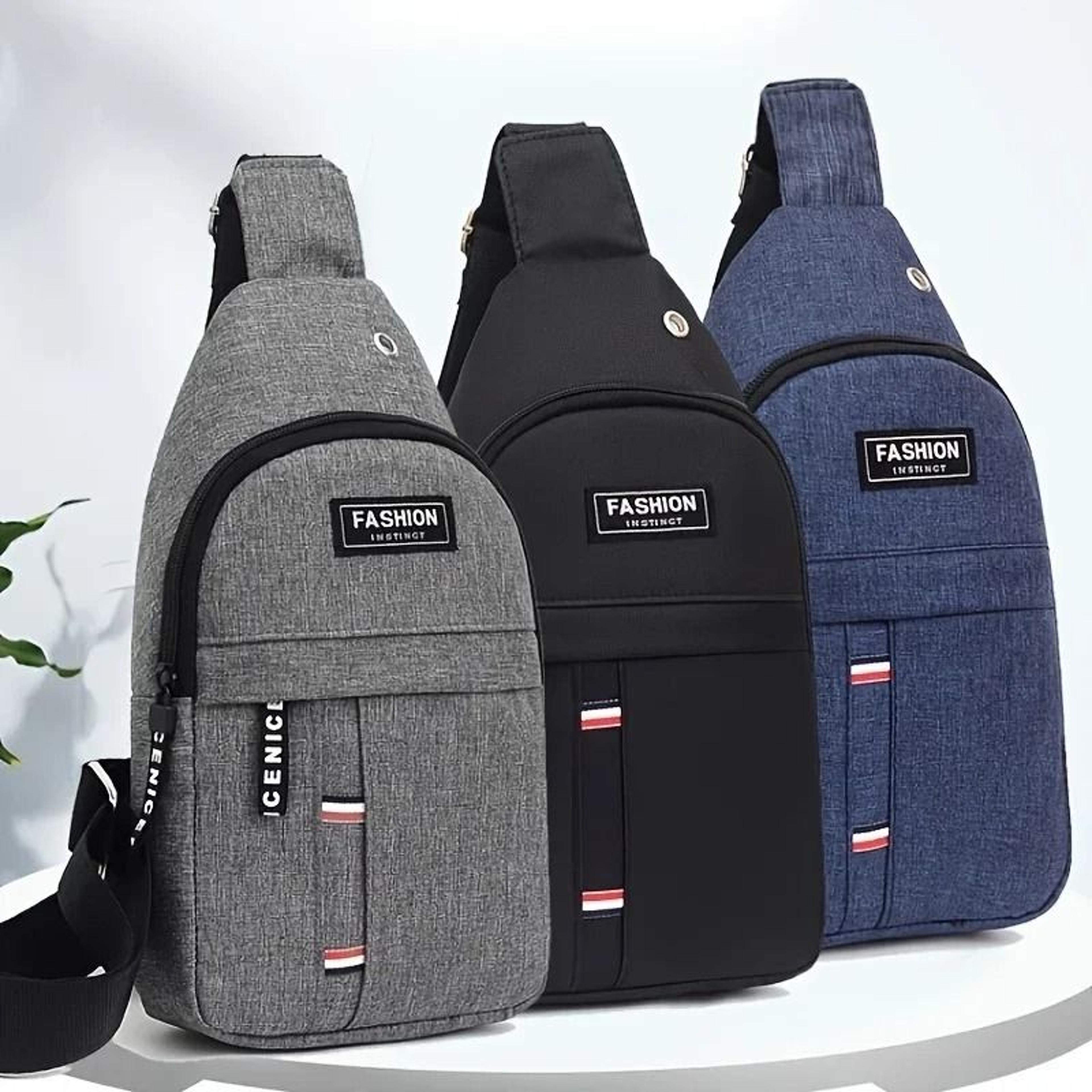 casual oxford mens chest bag single strap sling bag for outdoor sports and travel