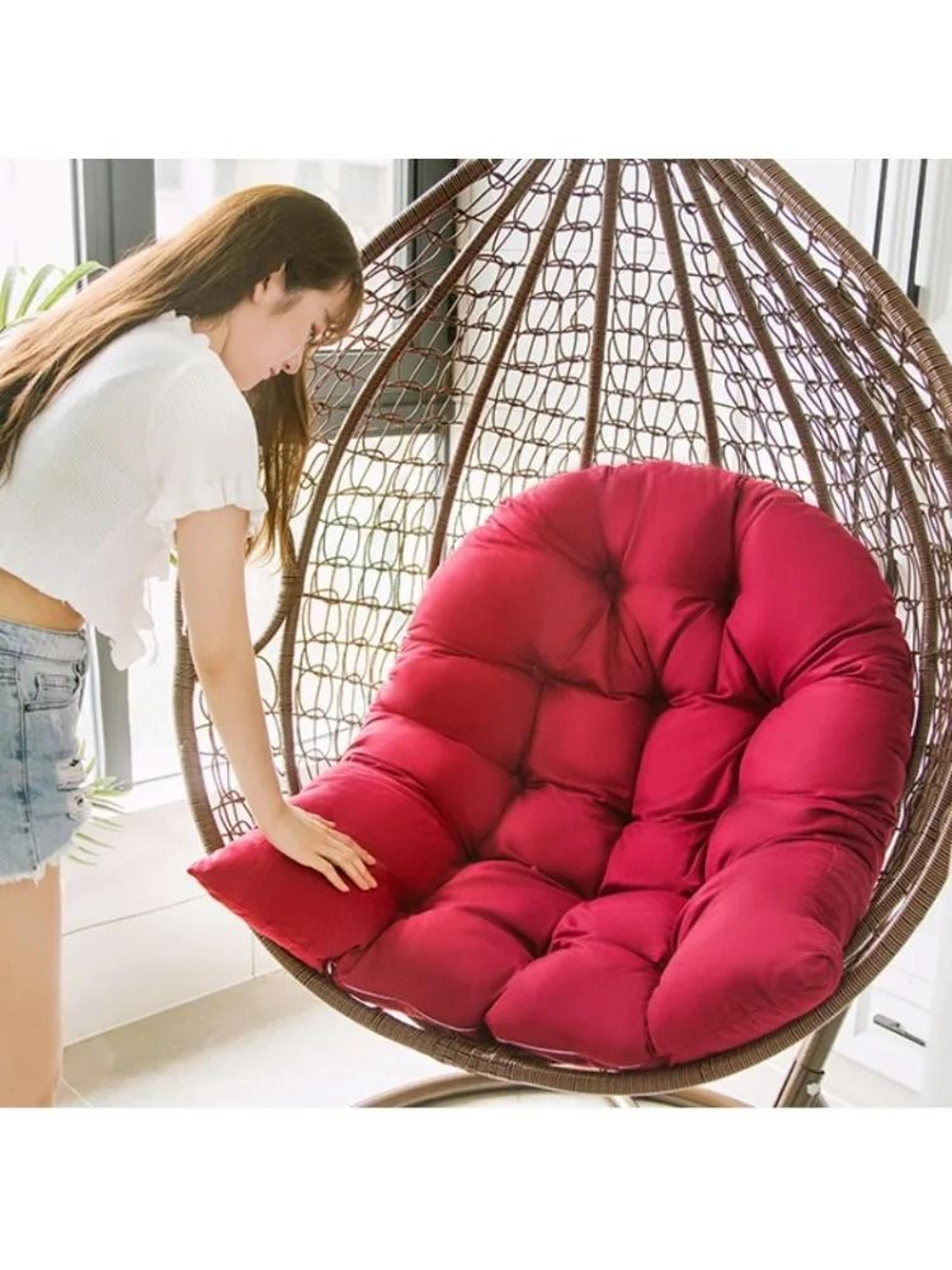 hanging basket seat cushion for swing and egg chair