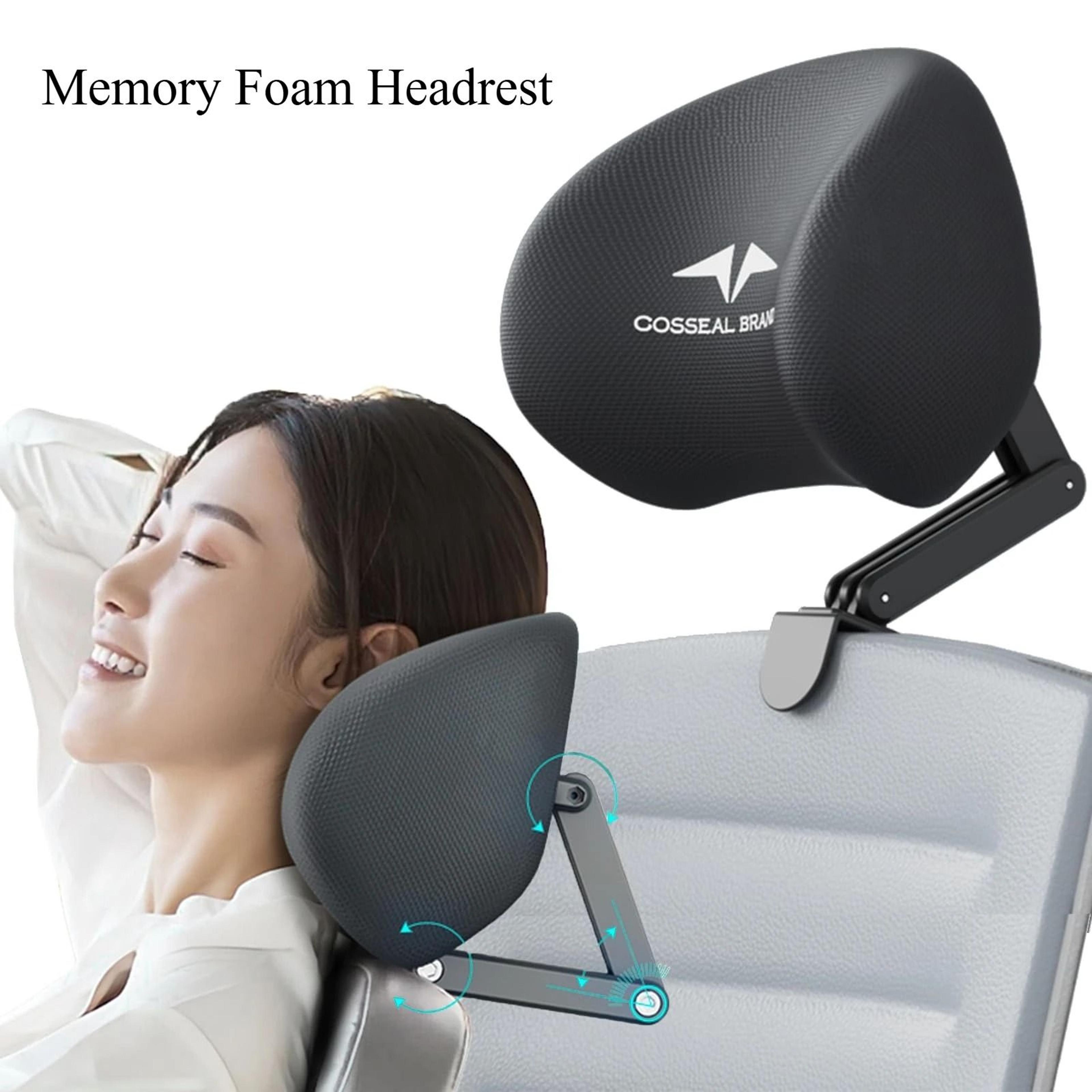 memory foam chair headrest pillow attachable office desk chair neck support
