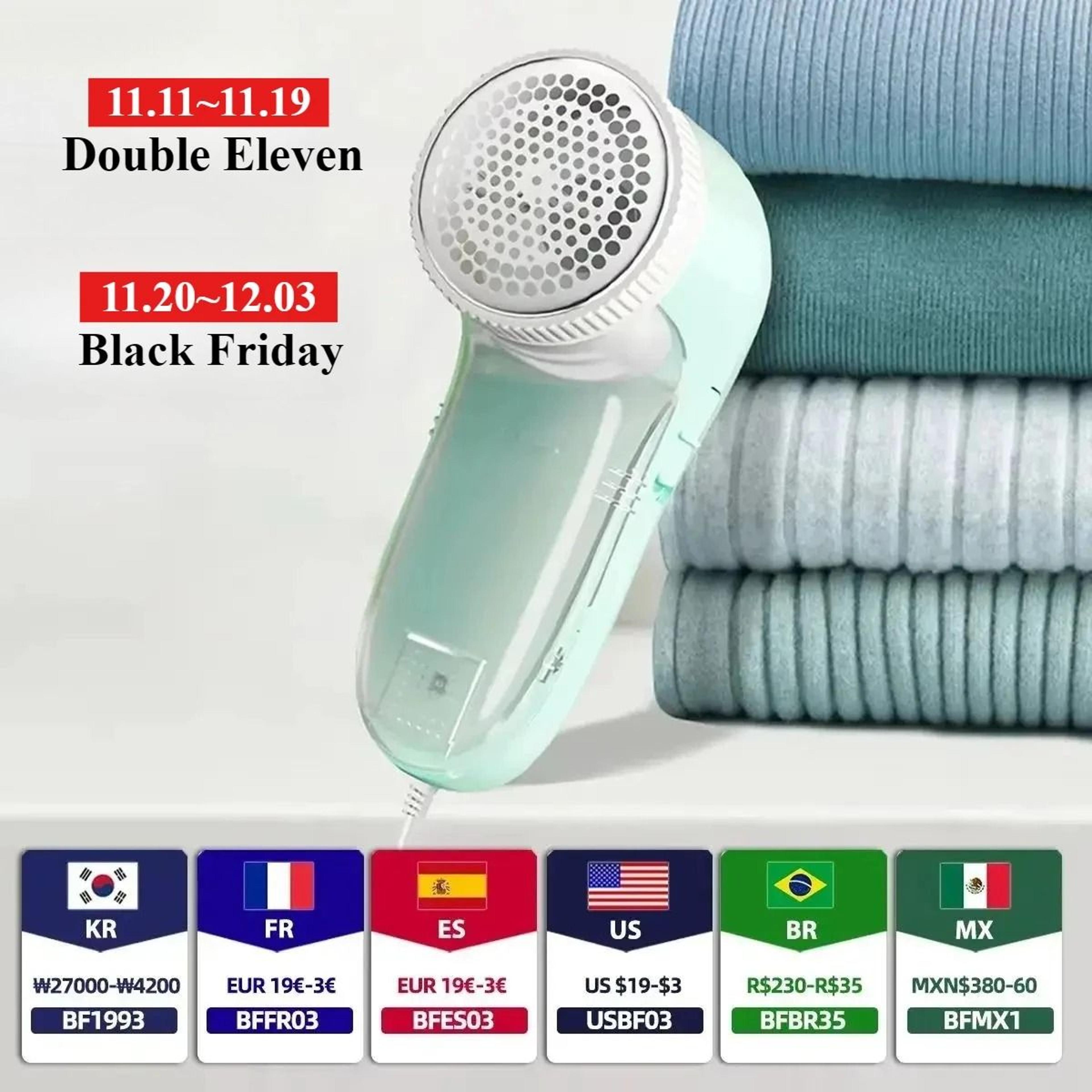 electric fabric shaver lint remover for clothes sweaters and upholstery