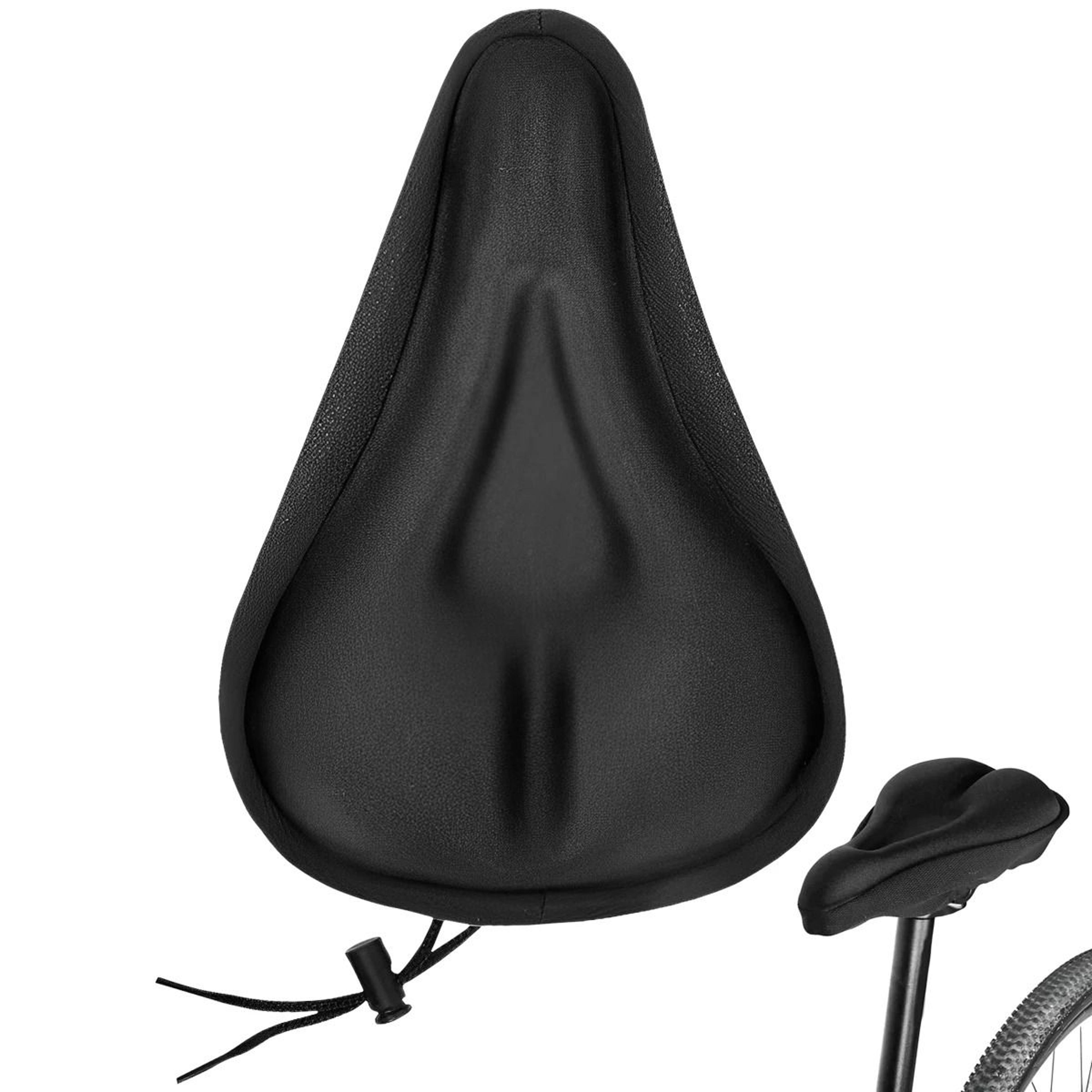 padded gel bike seat cover for mountain bike and cycling comfort