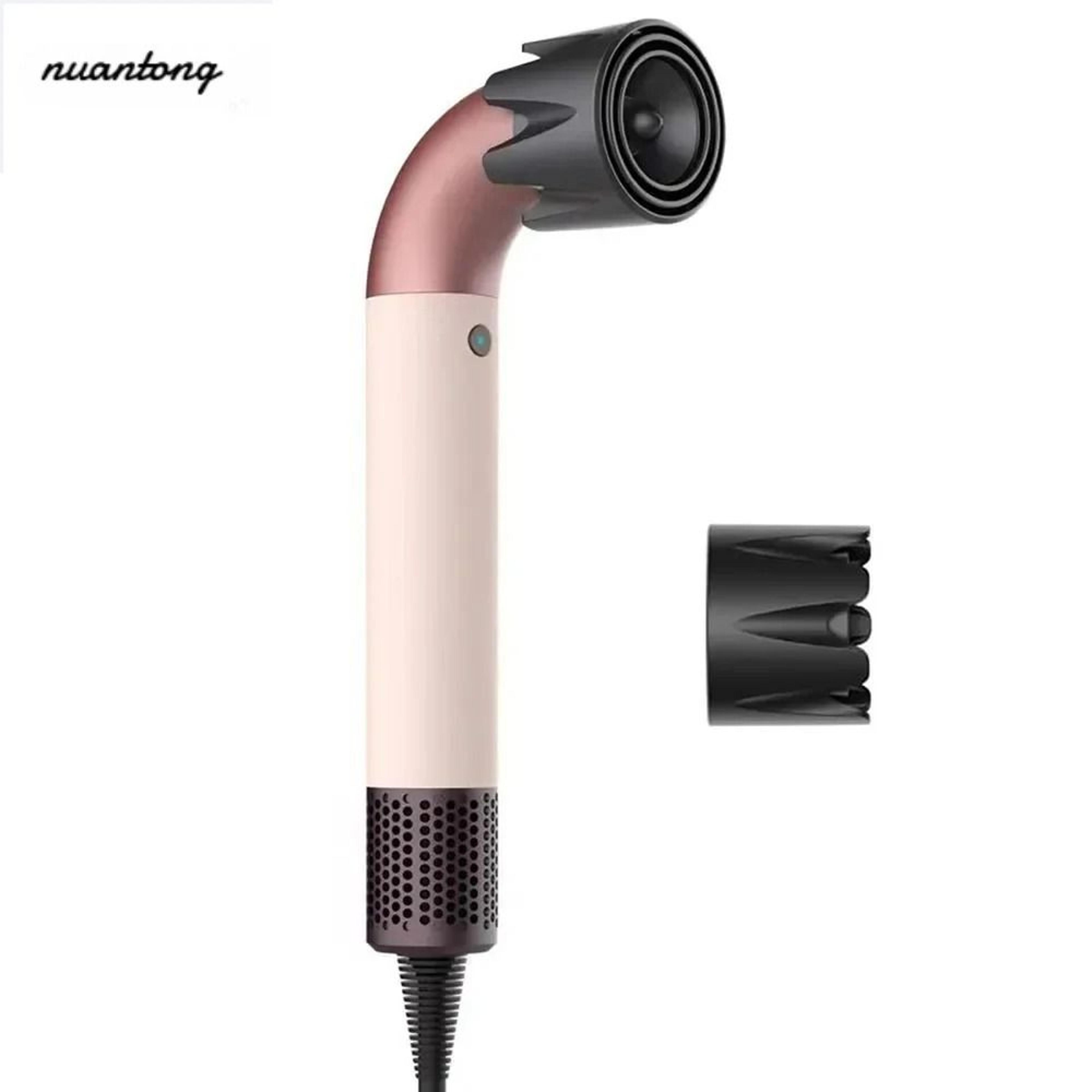 high speed negative ion hair dryer with bend tube nozzle