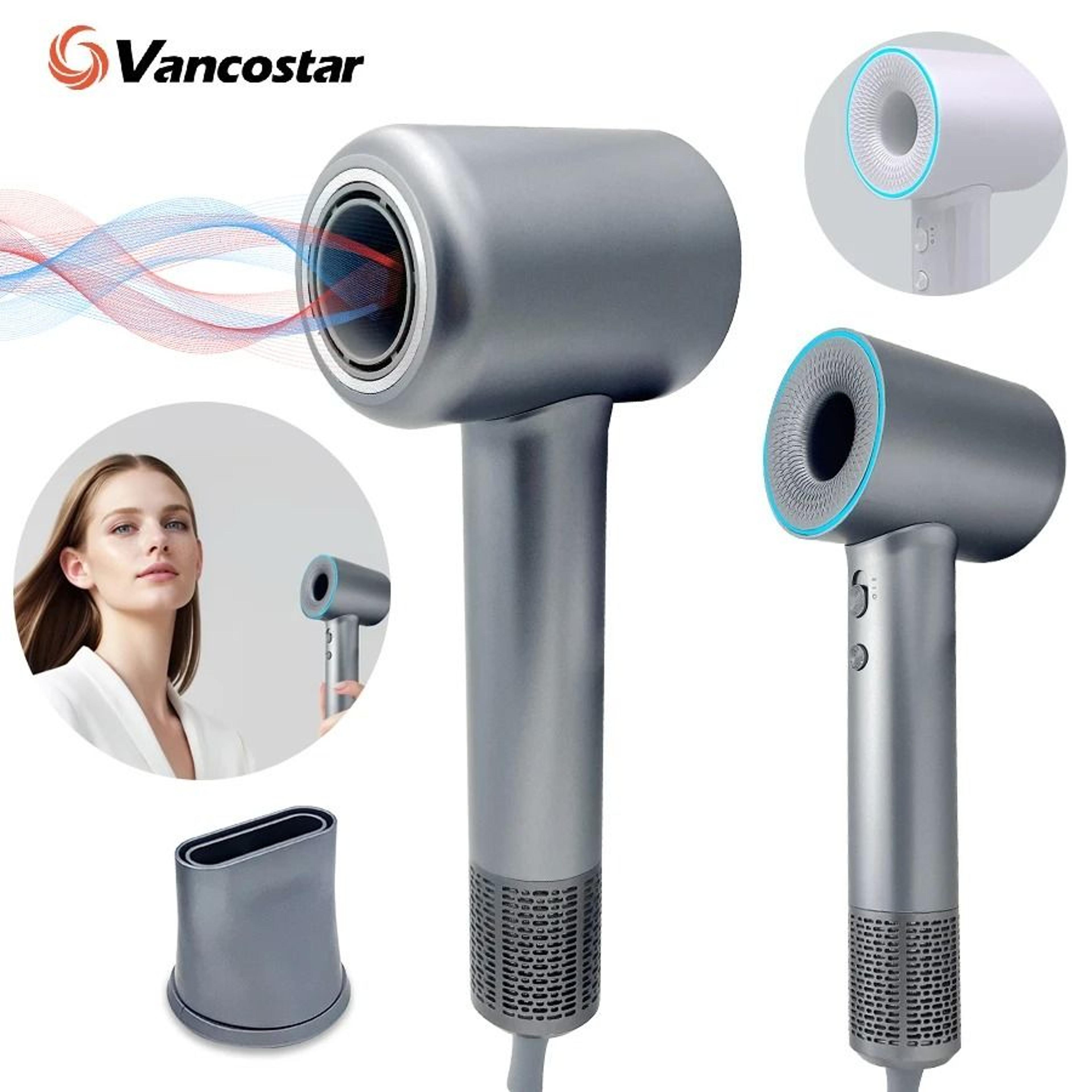 professional high speed ionic hair dryer 110000 rpm negative ion blow dryer with nozzle