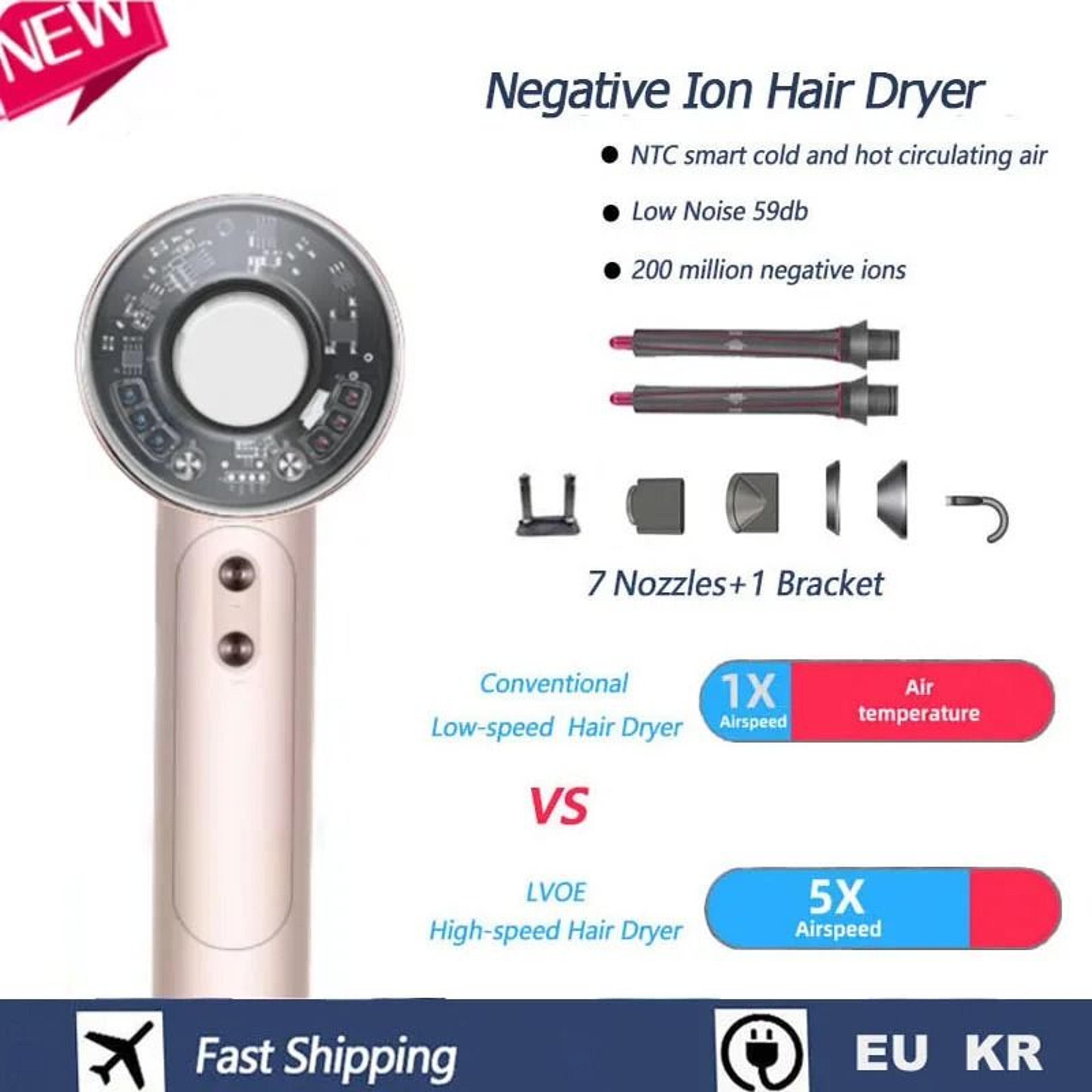 professional leafless high speed hair dryer 160000 rpm ionic fast dry blow dryer