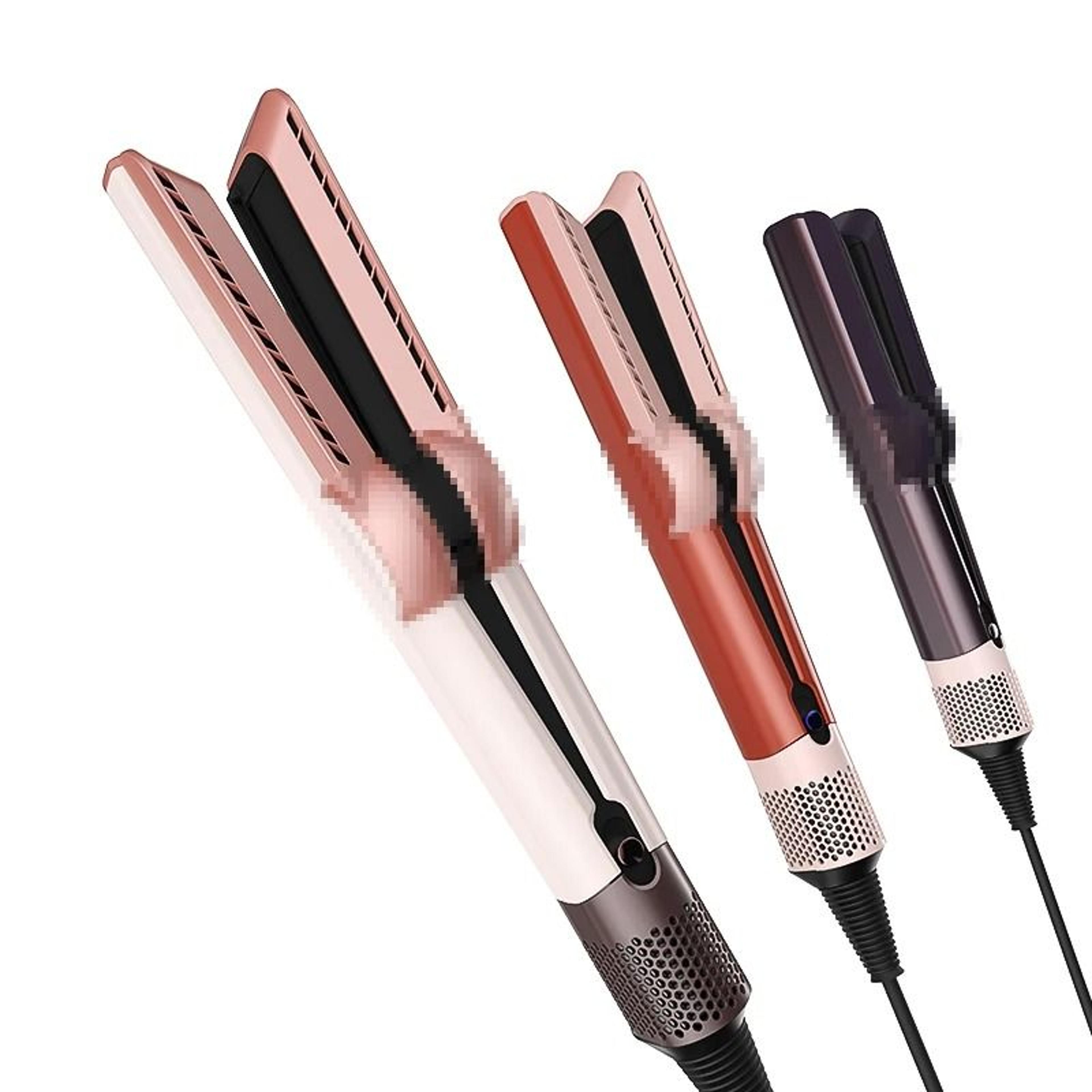 ht01 ionic hair dryer straightener brush wet and dry hair straightening comb