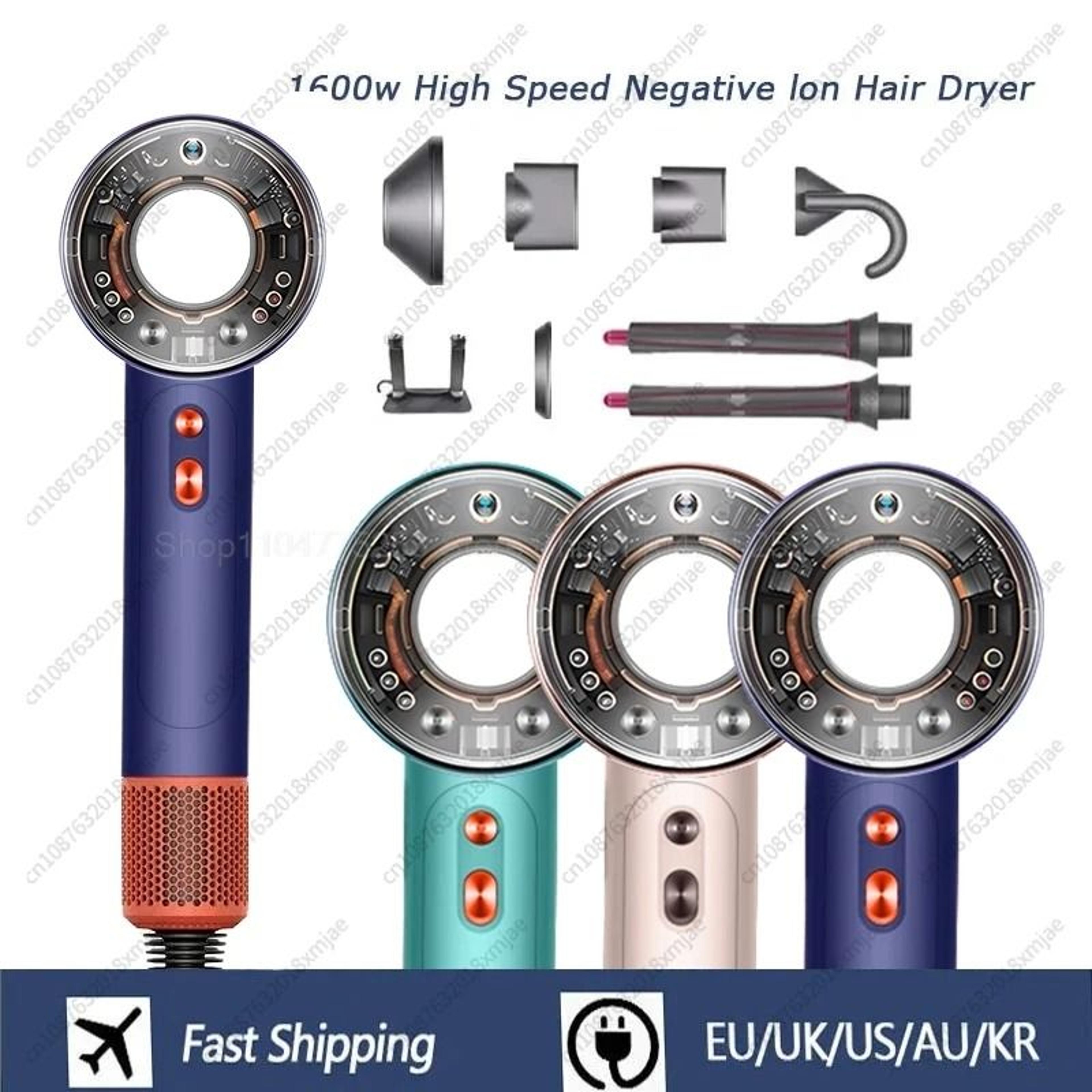 leafless ionic hair dryer high speed quiet hair dryer with negative ion technology