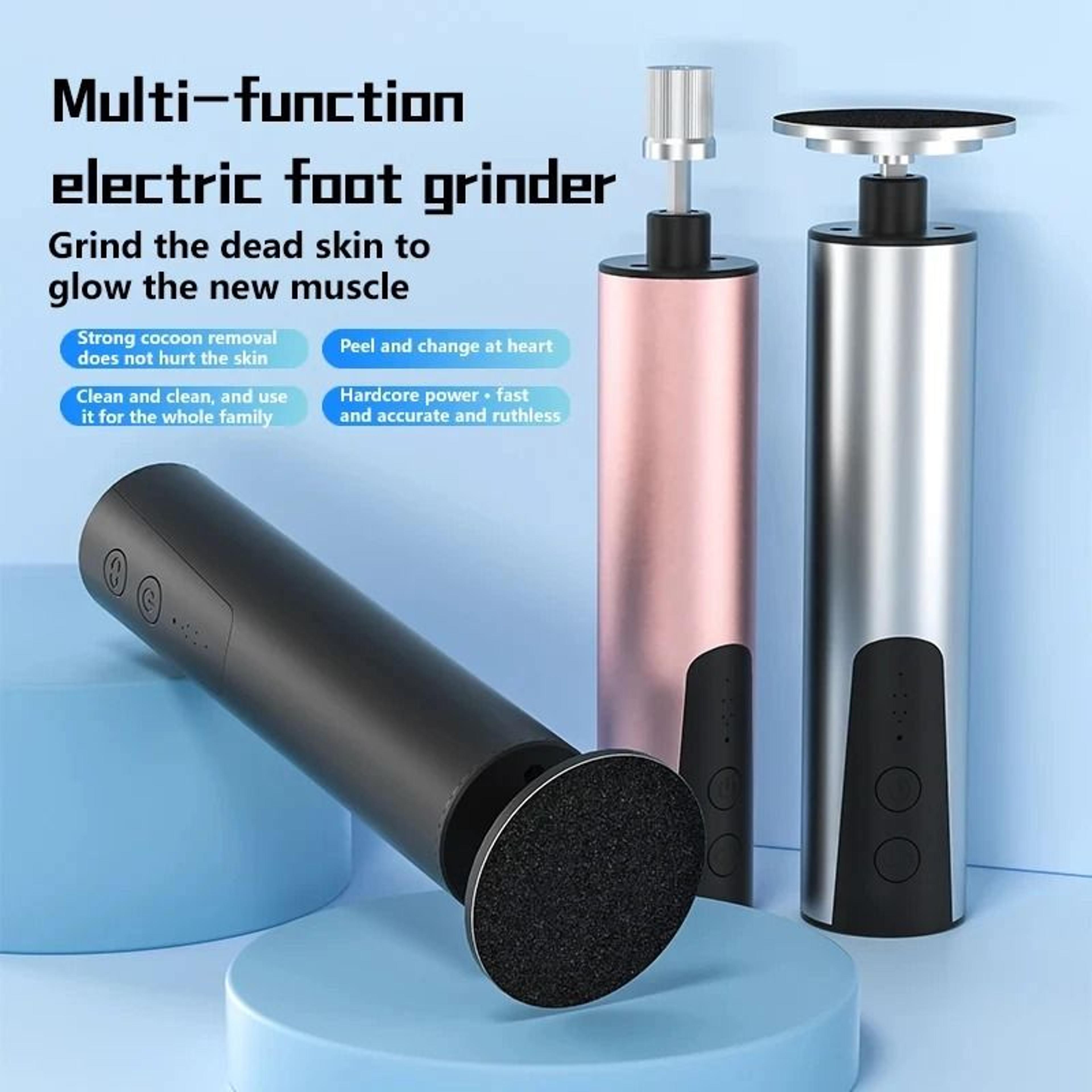 electric foot callus remover foot file pedicure tool kit with replacement sandpaper