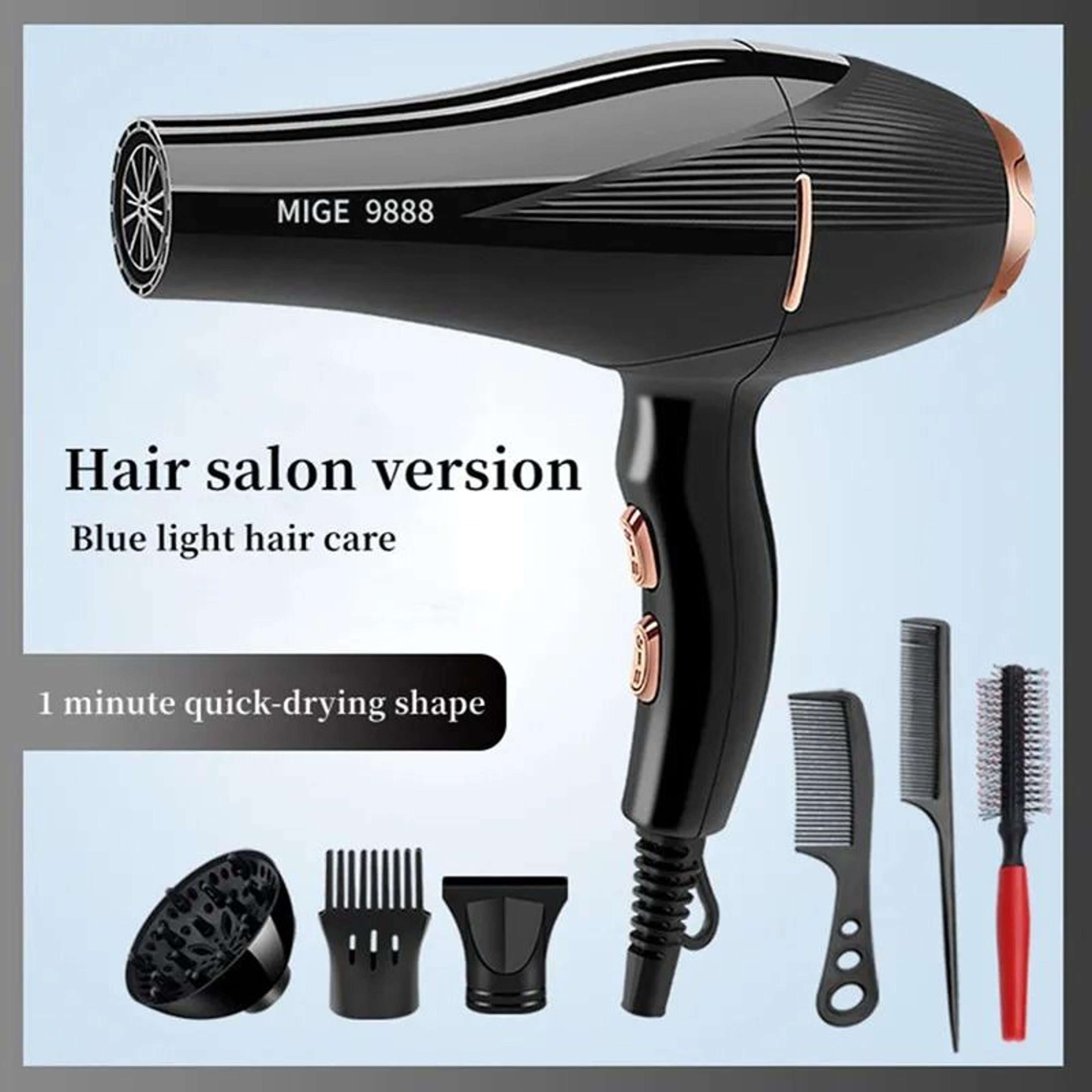 professional high speed hair dryer fast dry ionic blow dryer quiet hair care salon and home styling tool