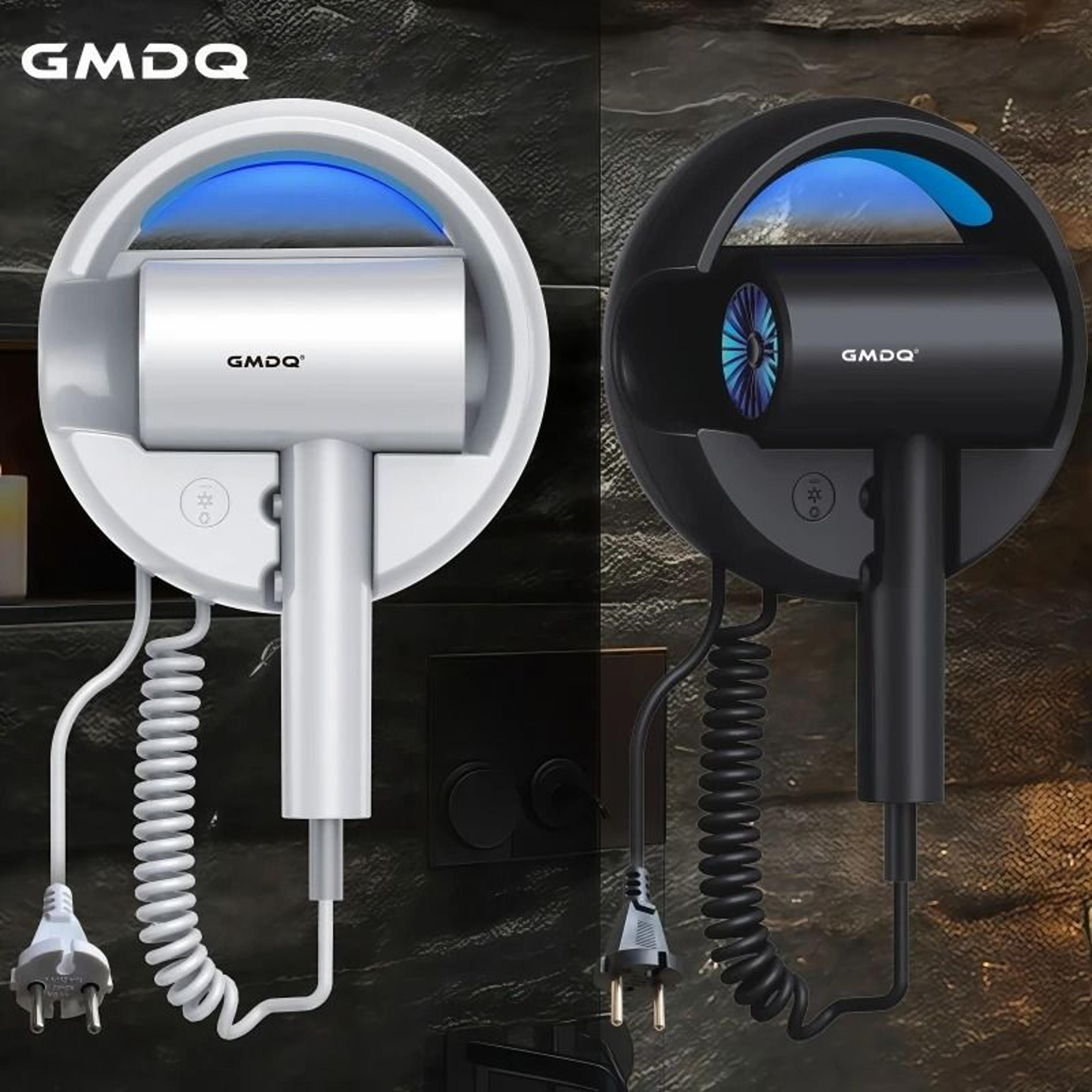 gmdq 1800w wall mounted hair dryer with hot cool air and overheat protection