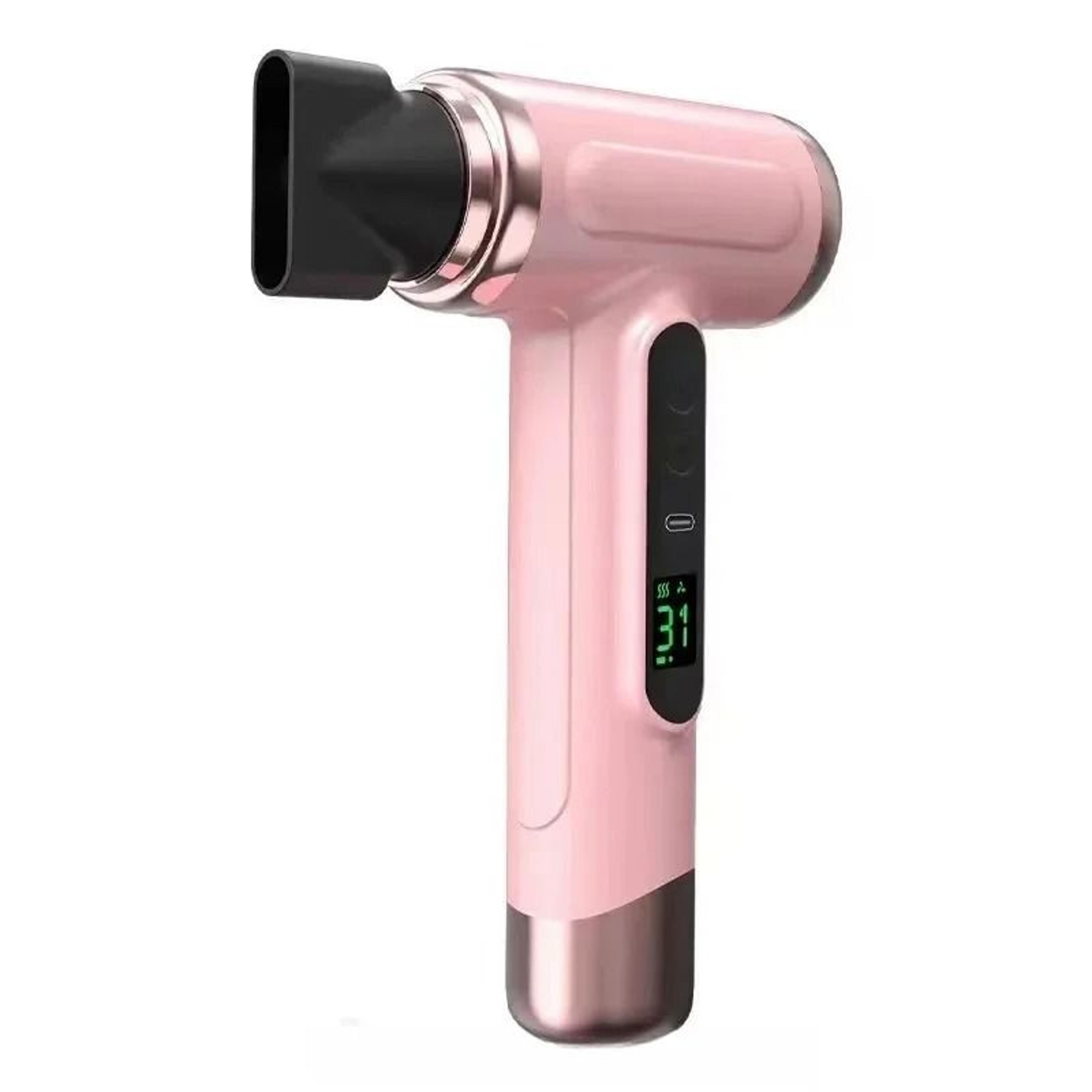 portable cordless hair dryer with 30000 rpm usb rechargeable motor for travel