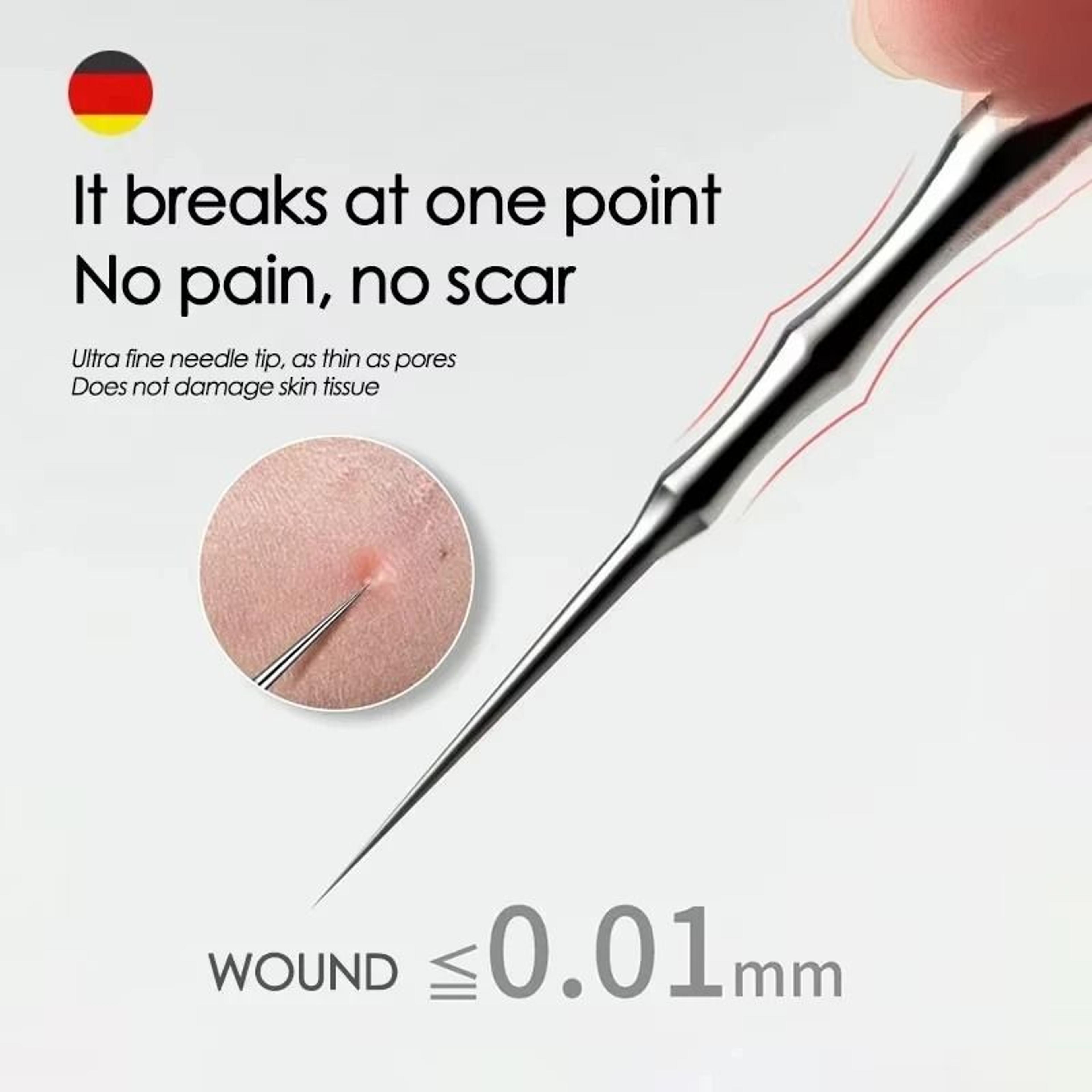 professional blackhead remover tool kit acne extractor needles and tweezers set