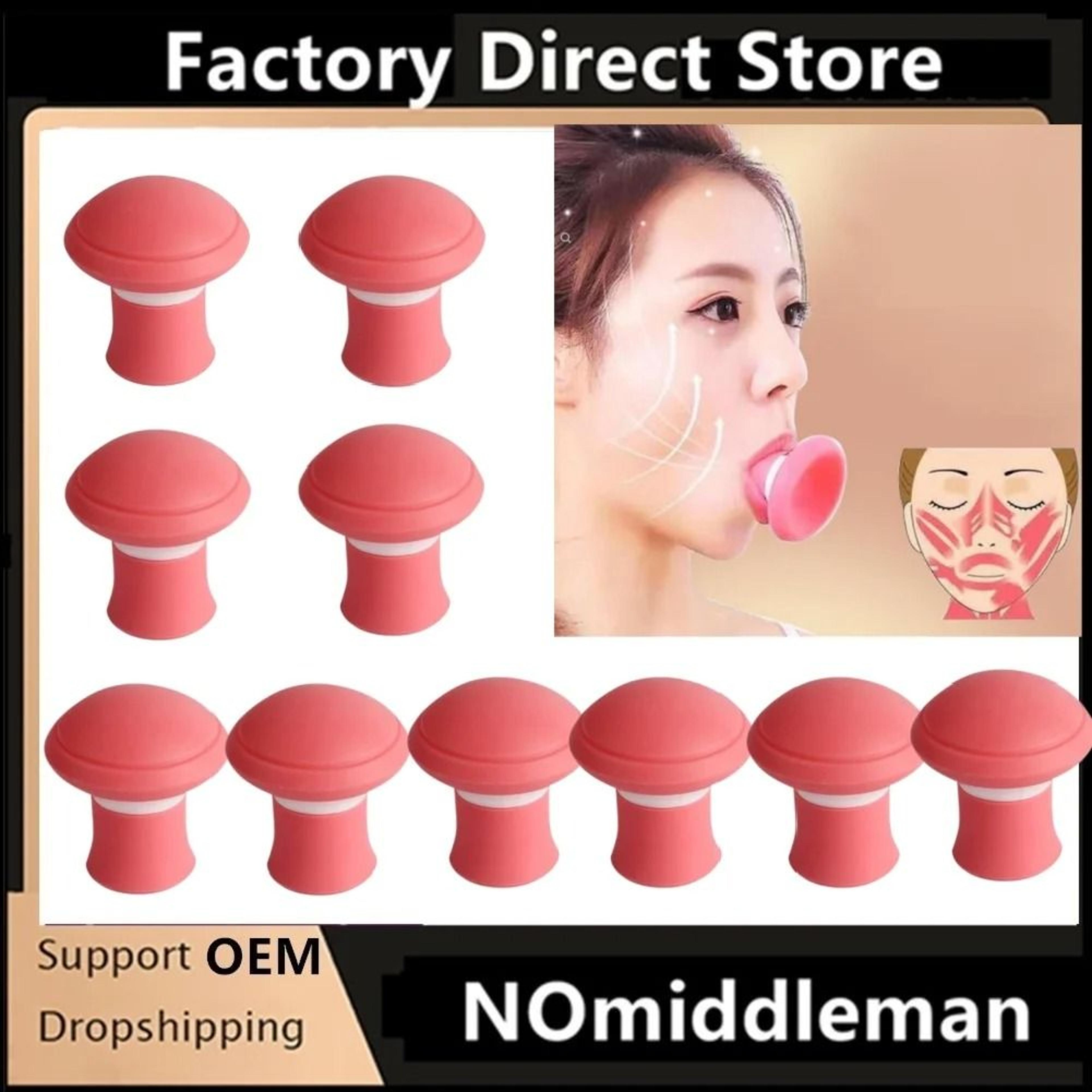 silicone face masseter trainer for facial toning & jaw exercise