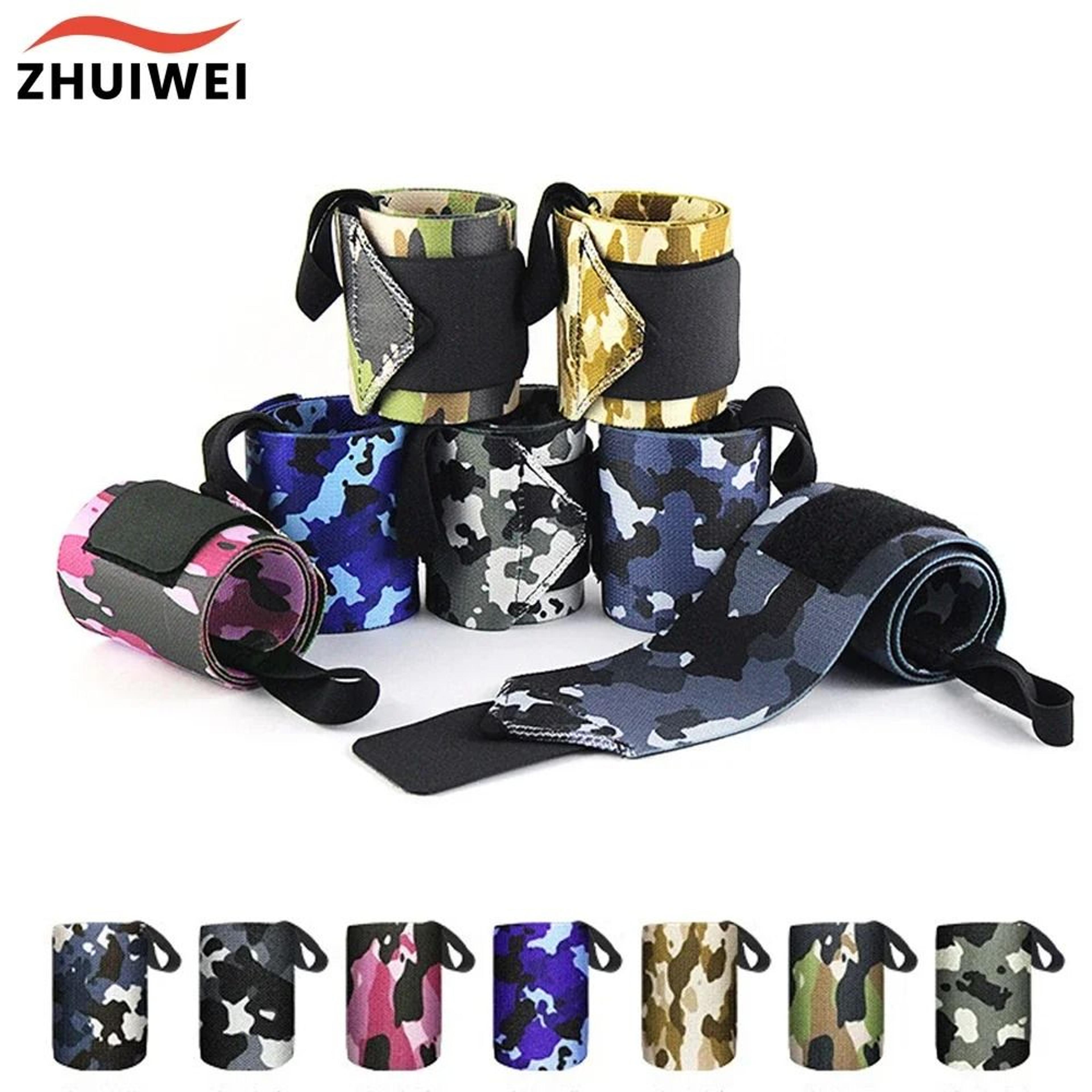 camouflage adjustable wrist support wrap for weightlifting and gym training