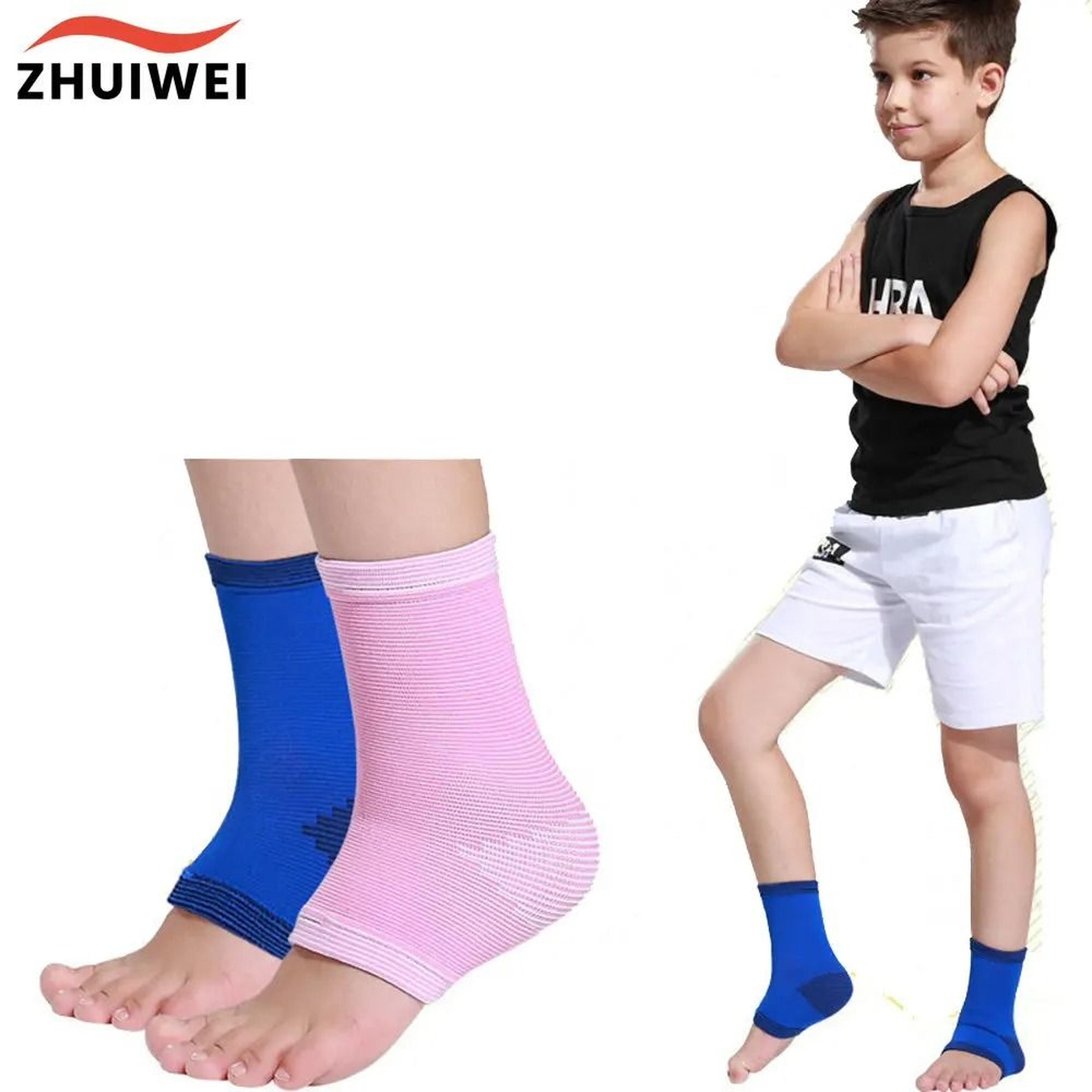 kids ankle compression support braces for sports 1 pair