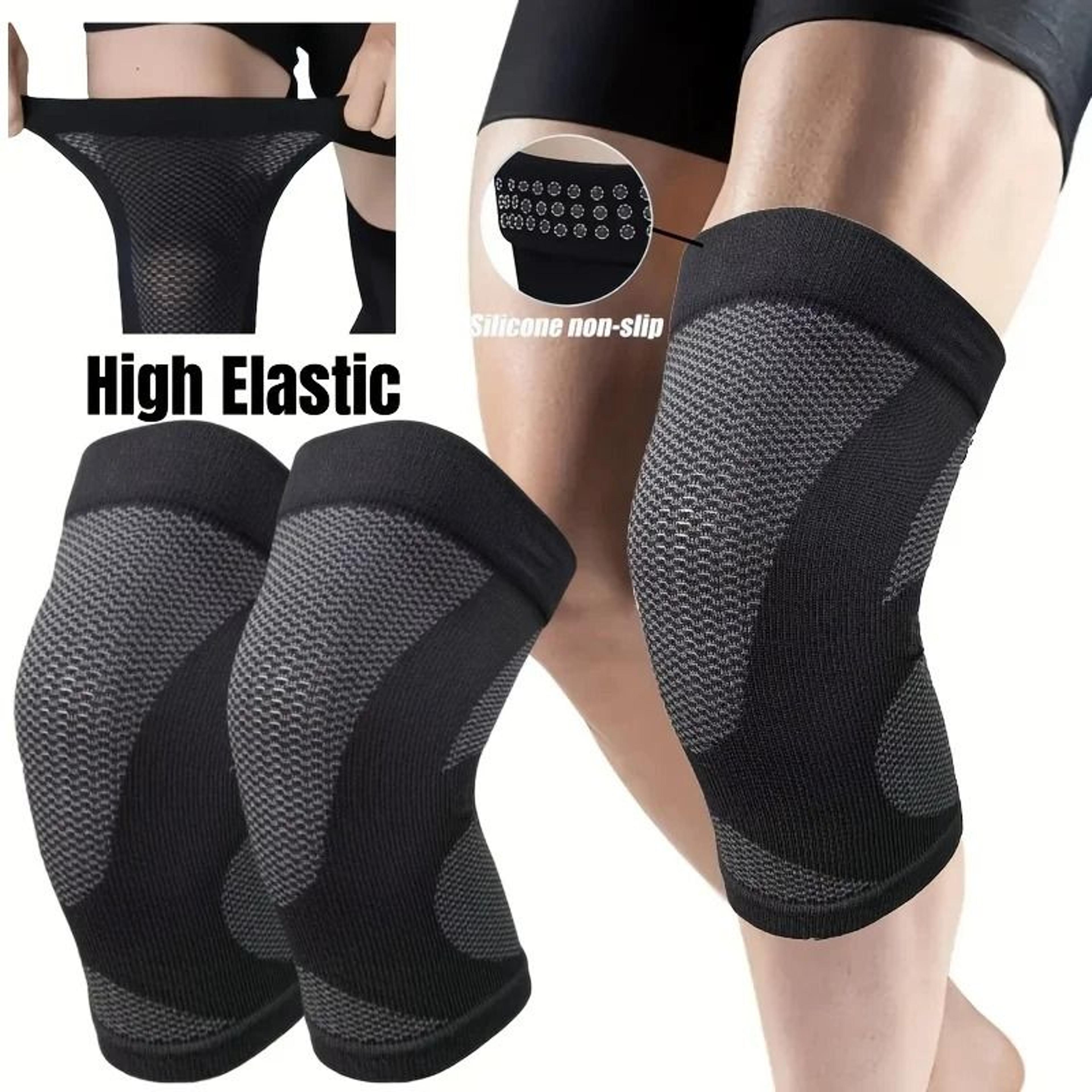ultra thin knee compression sleeves for running and fitness one pair