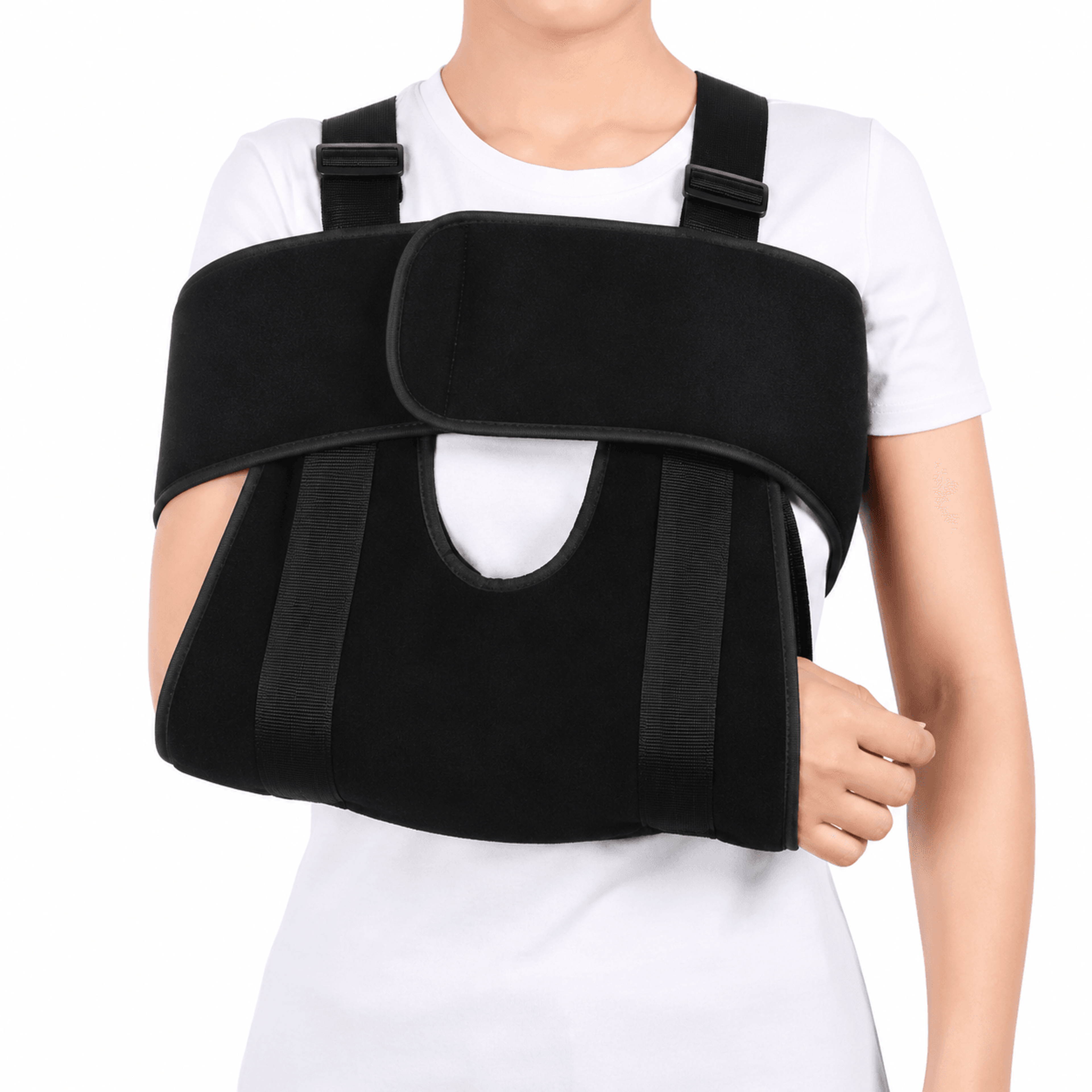 adjustable arm sling shoulder immobilizer elbow brace for injury recovery