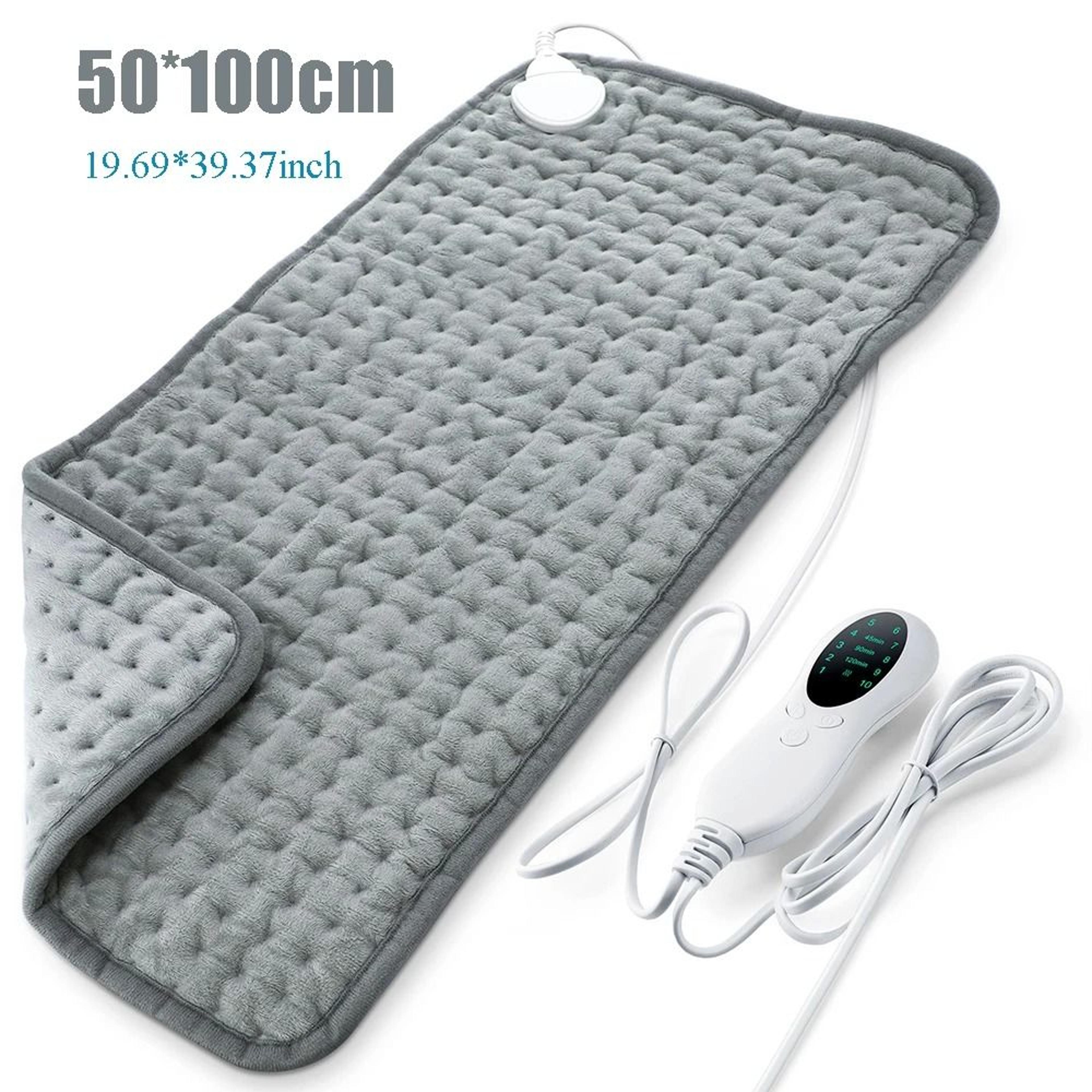 washable electric heating pad blanket for neck back shoulder and full body warmth